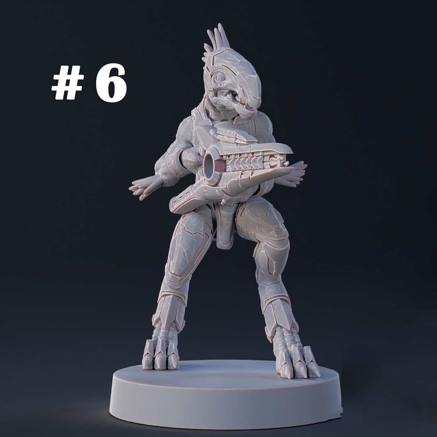 Halo Covenant Jackal Miniatures 1:48 Scale Miniatures for Tabletop- Galactic Armory - Sci-Fi Wargaming Figures