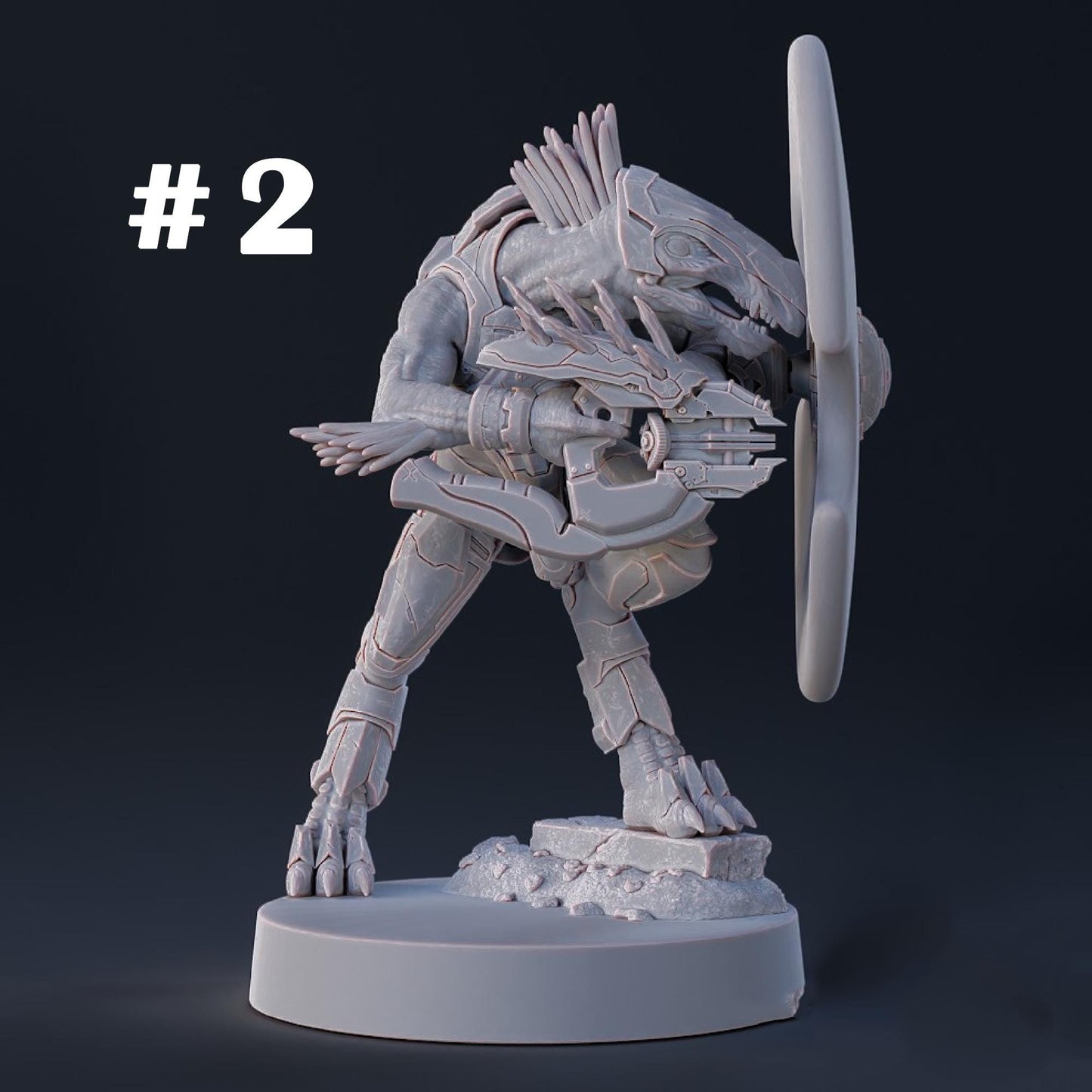 Halo Covenant Jackal Miniatures 1:48 Scale Miniatures for Tabletop- Galactic Armory - Sci-Fi Wargaming Figures