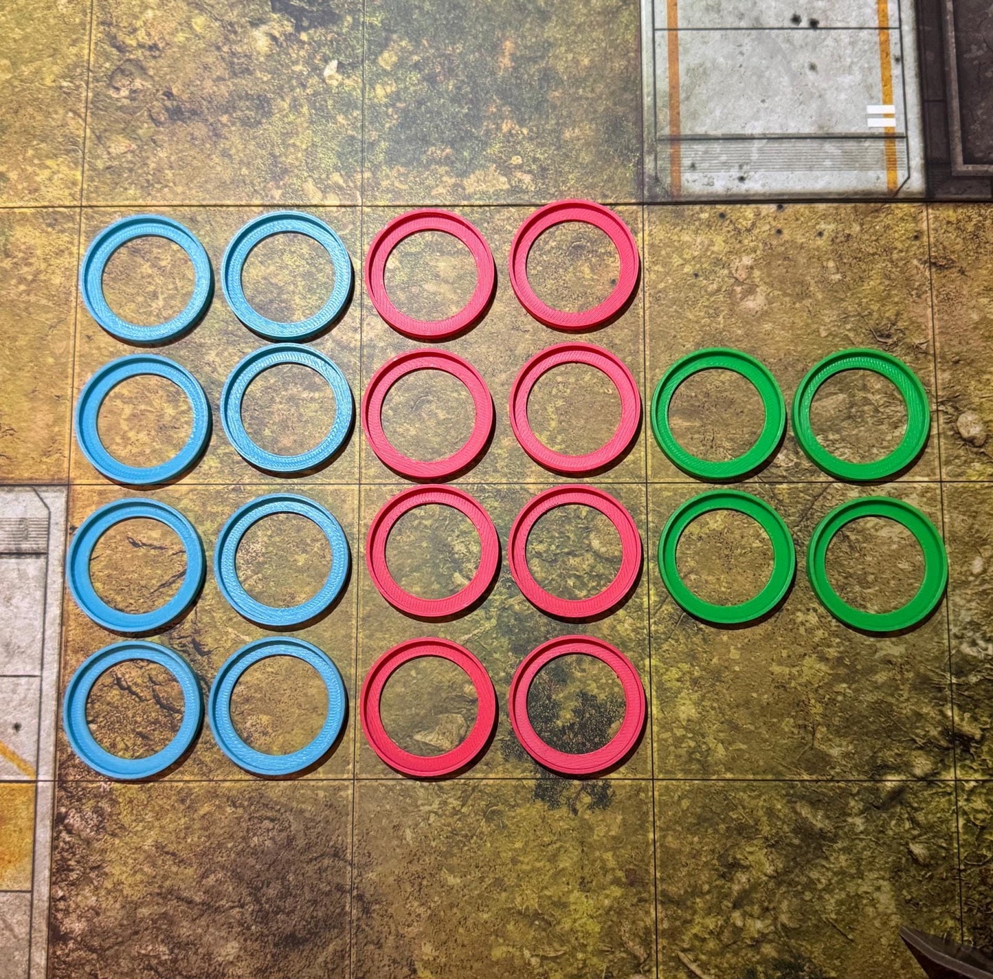 Halo: Flashpoint - Removable Team Markers for 32mm Bases