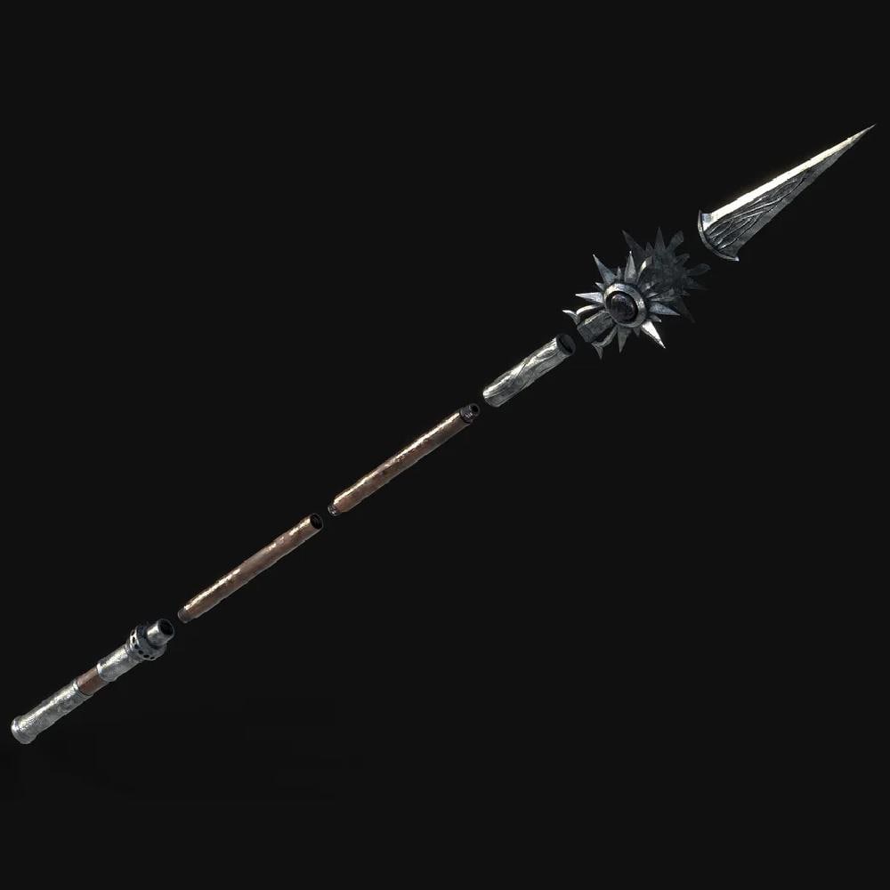 Shadowheart's Spear of Night - Baldur's Gate 3 - Galactic Armory - 3D Printed Cosplay/DIY Piece