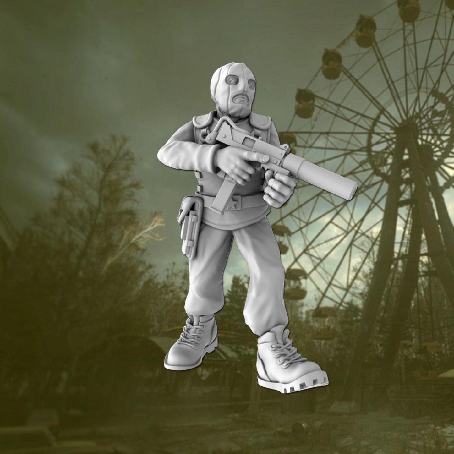Zone Bandit Miniatures: 28mm/32mm Post-Apocalyptic Squad
