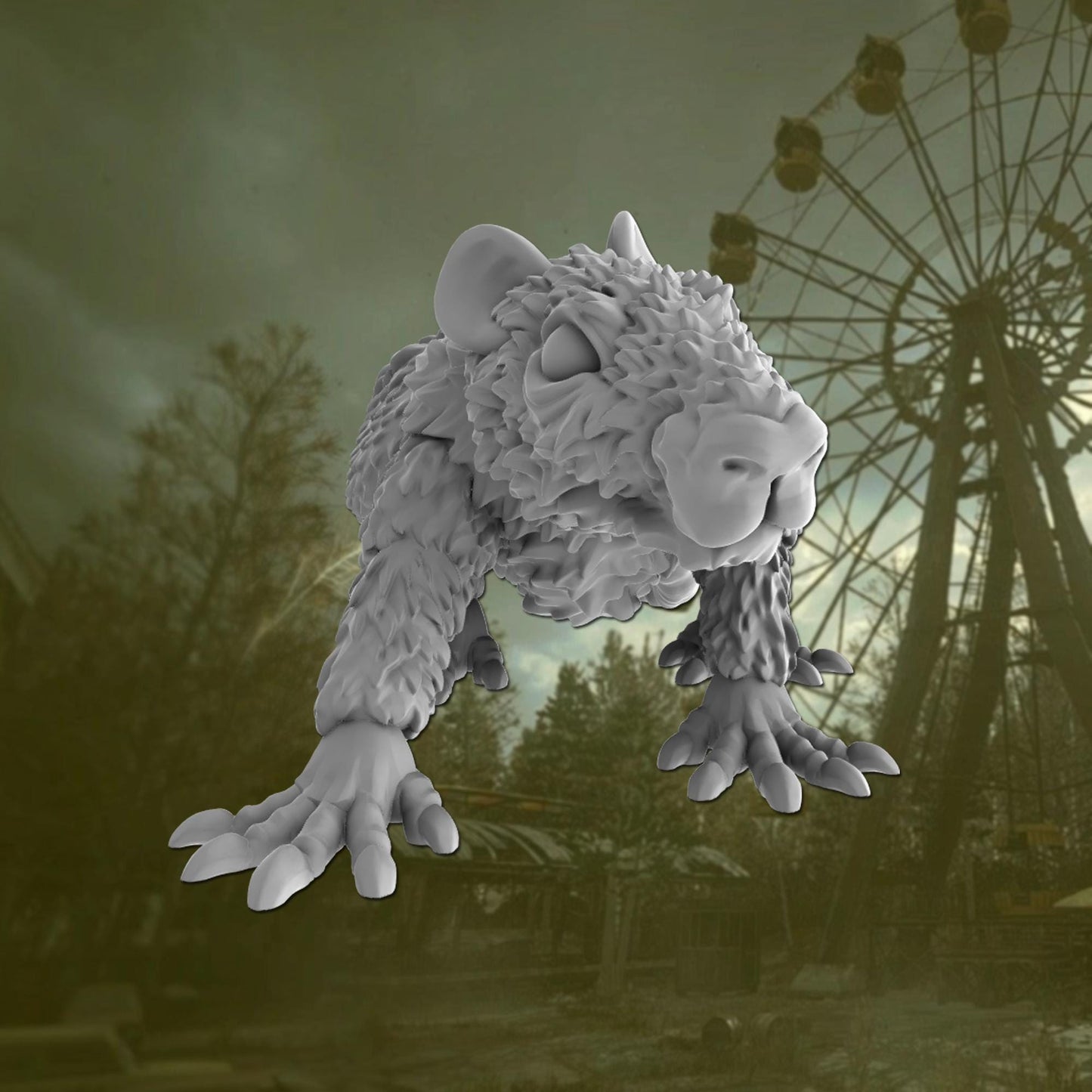 Mutated Rats - Tales from the Radiation Zone - Post Apocalyptic 28mm/32mmMiniatures for Zona Alfa/Fallout/STALKER Tabletop Gaming