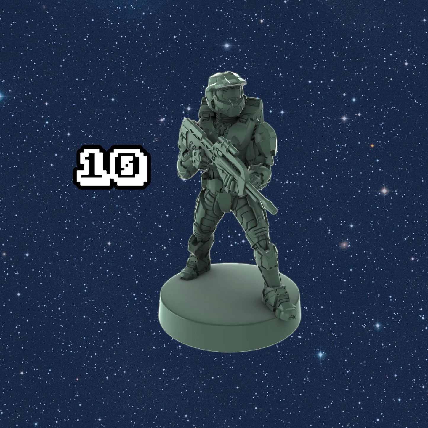 Human Super Soldier Miniatures – 1:48 Scale Sci-Fi Wargaming Figures