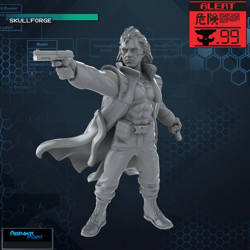 Apex Wolf Agents - SkullForge Studios - Tabletop Miniatures for Tactical Espionage Action - High Quality 3D Printed Resin Minis- Unpainted