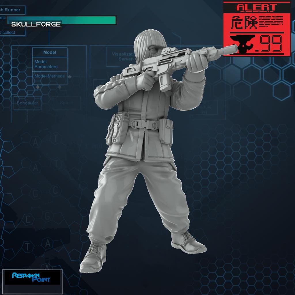 Tundra Wolf Soldiers - SkullForge Studios - Tabletop Miniatures for Tactical Espionage Action - High Quality 3D Printed Minis - Unpainted