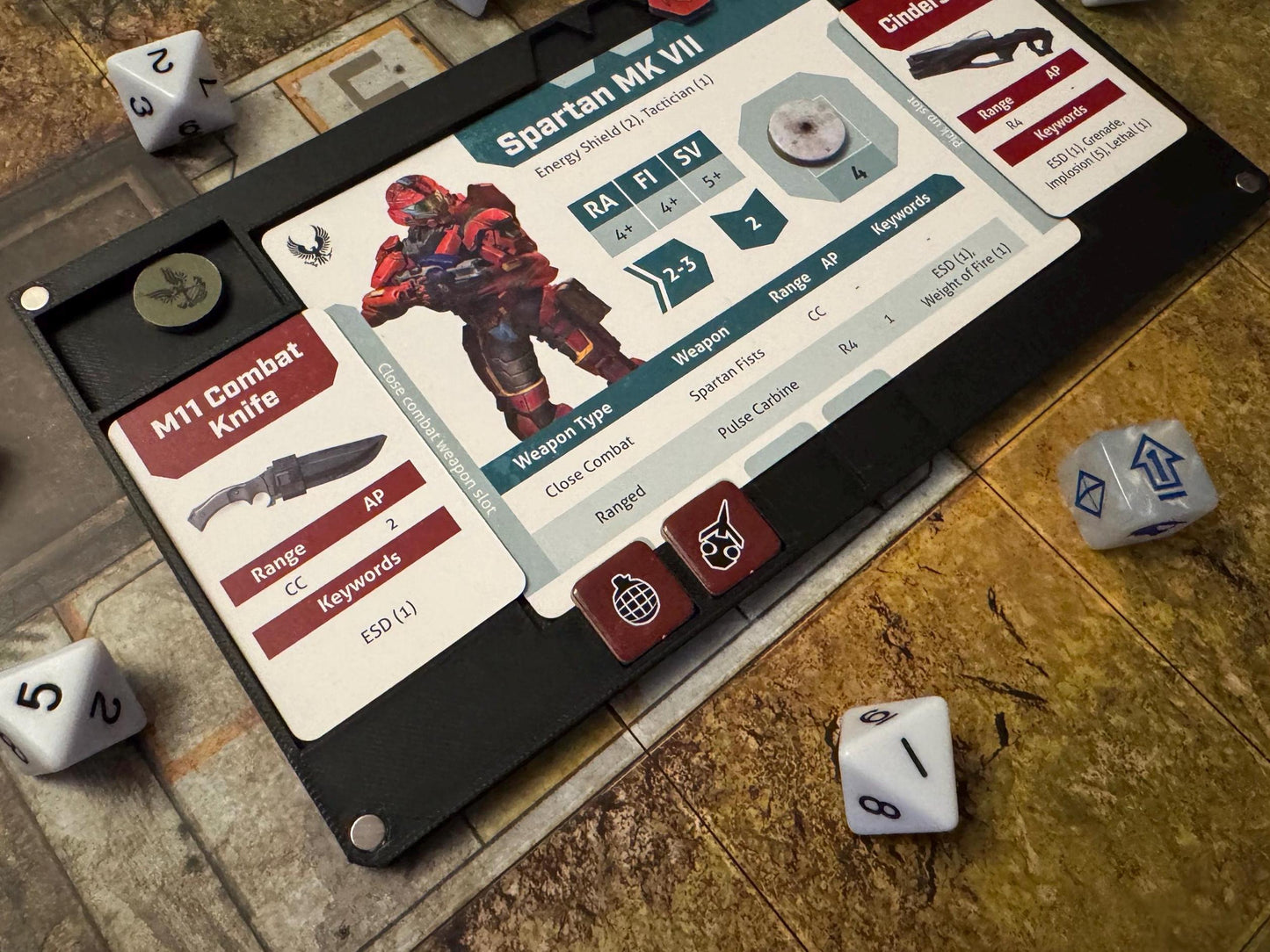 Halo: Flashpoint - Magnetic Unit Organizer Dashboards