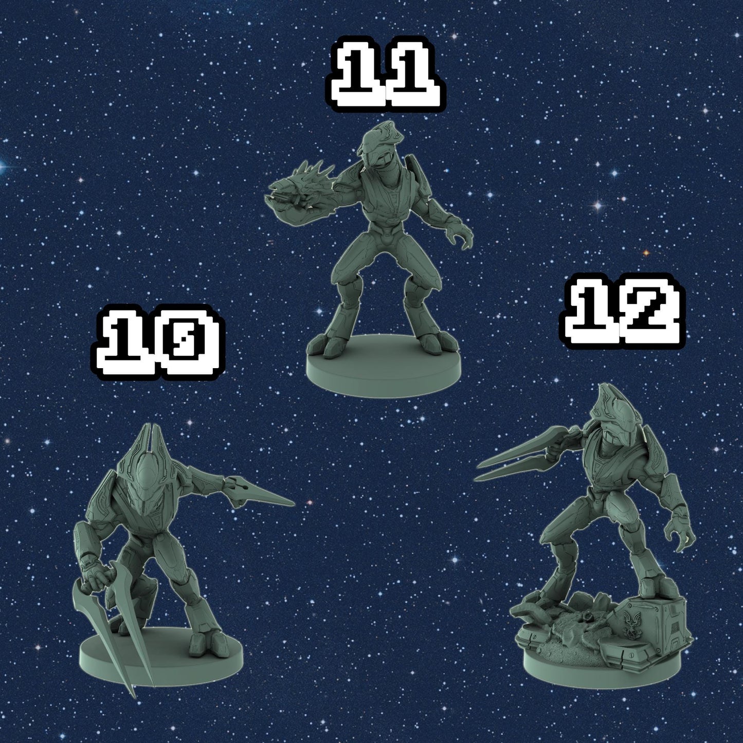 Elite Alien Miniature – 1:48 Scale Resin Wargaming Miniatures