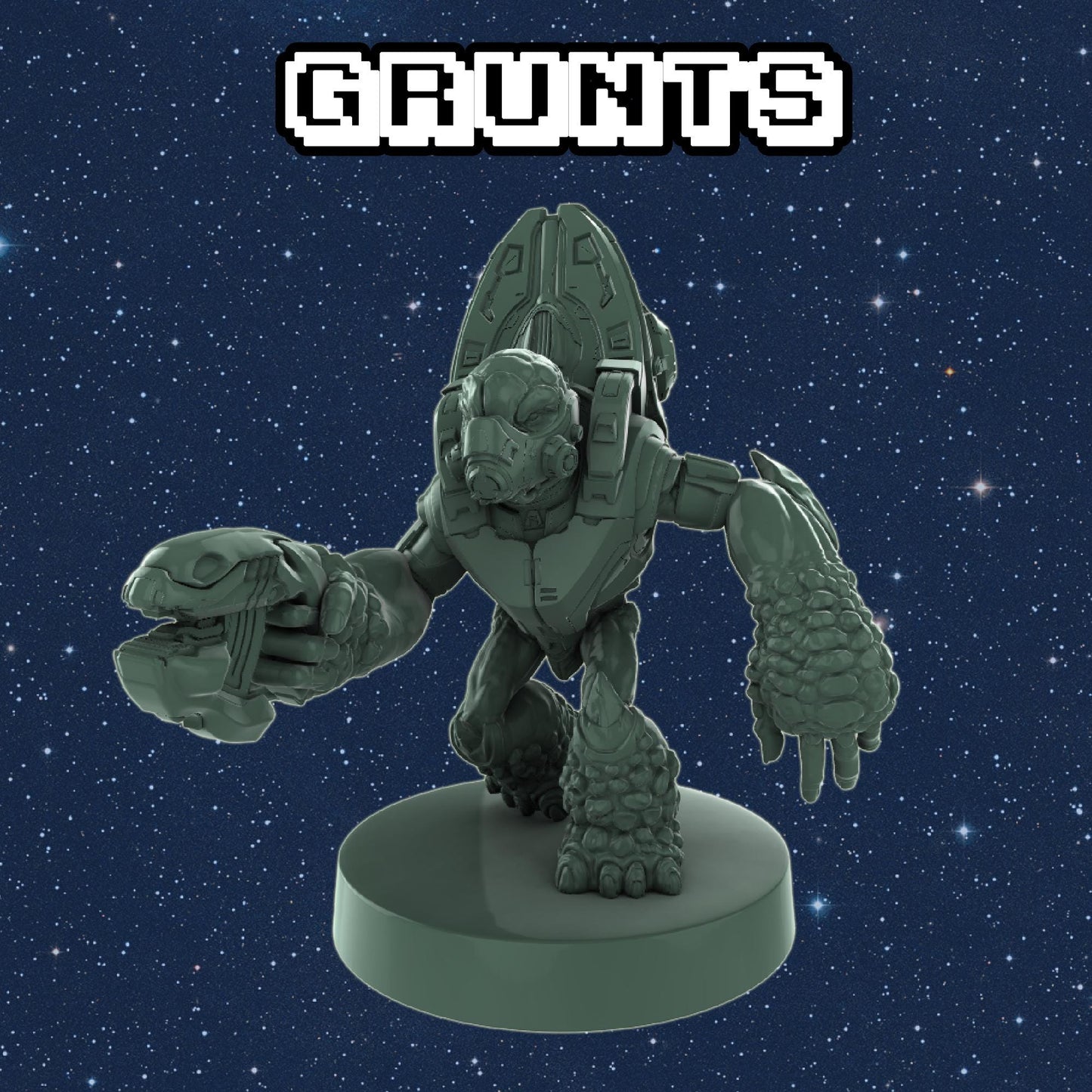 Grunt Covenant Miniatures 1:48 Scale Miniatures for Flashpoint and Tabletop- Galactic Armory - Sci-Fi Wargaming Figures