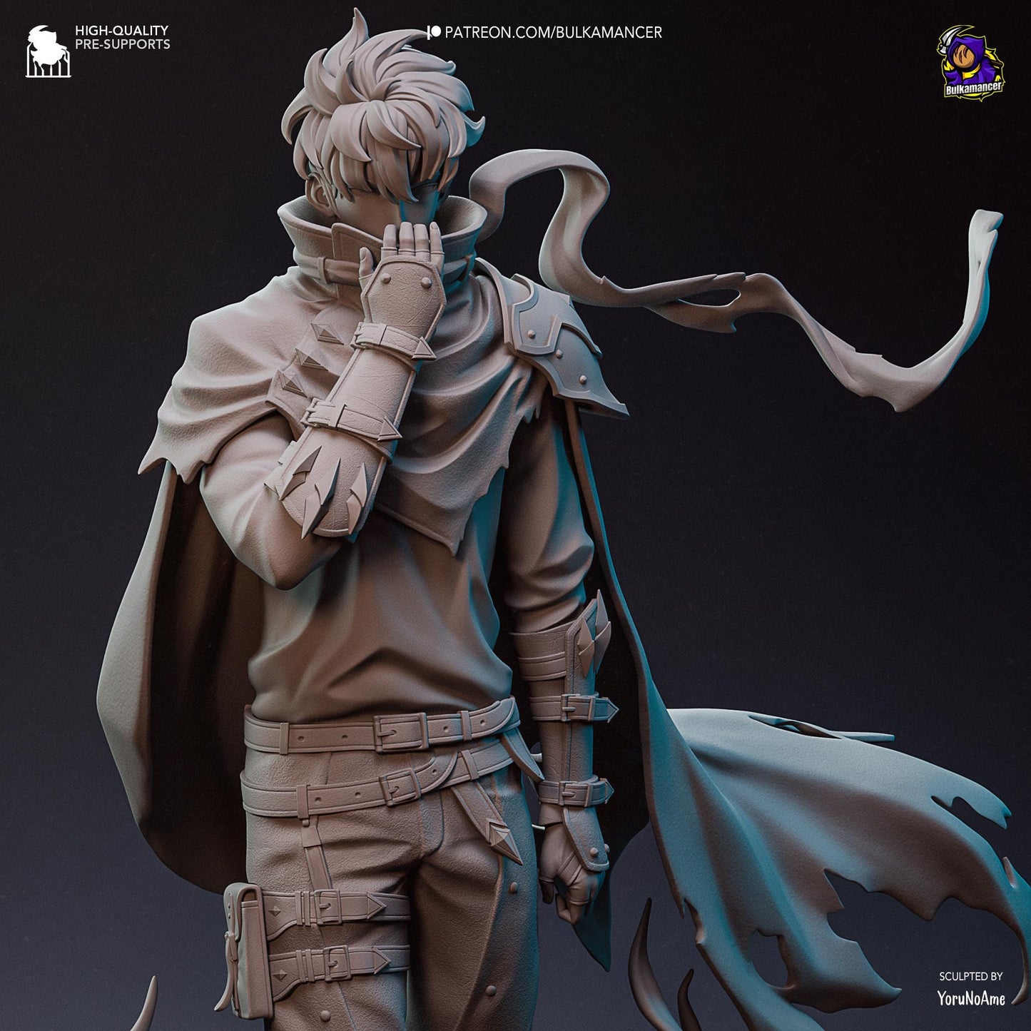 Sung Jin-Woo - Bulkamancer Sculpts - 1/8 Scale Statue or Mini - High Quality 3D Printed Multipart Resin Kit - Unpainted
