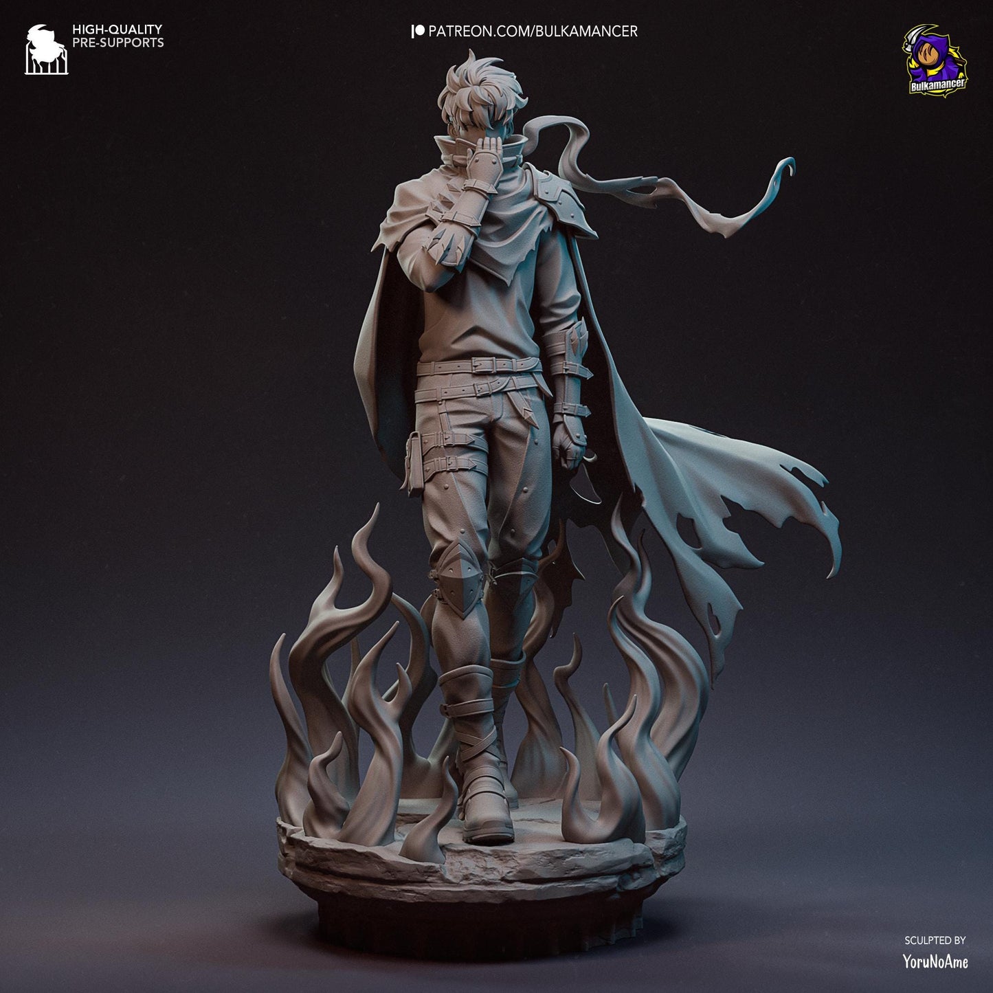 Sung Jin-Woo - Bulkamancer Sculpts - 1/8 Scale Statue or Mini - High Quality 3D Printed Multipart Resin Kit - Unpainted