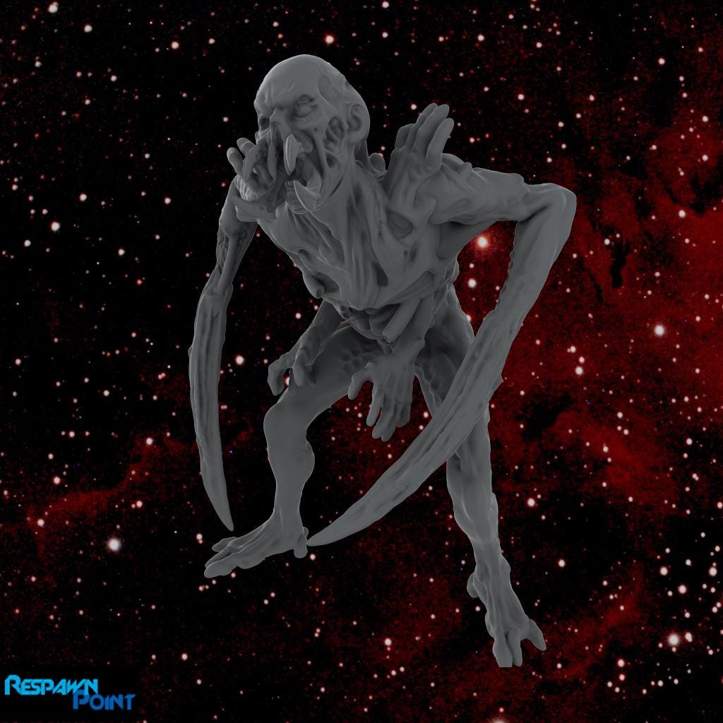 Necroid Harvesters - SkullForge Studios - Tabletop Miniatures for Sci-Fi Survival Horror - High Quality 3D Printed Minis - Unpainted