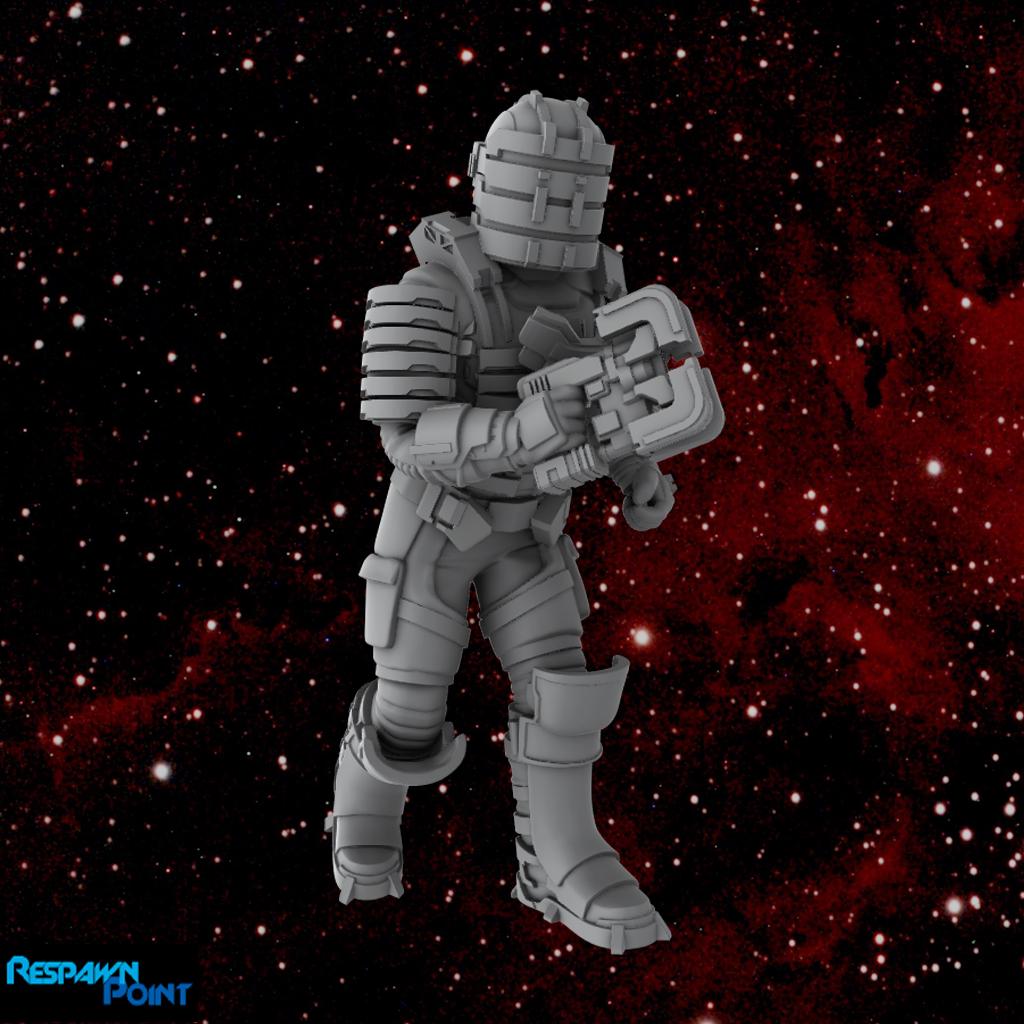 Deepspace Miner - SkullForge Studios - Tabletop Miniatures for Sci-Fi Survival Horror - High Quality 3D Printed Minis - Unpainted
