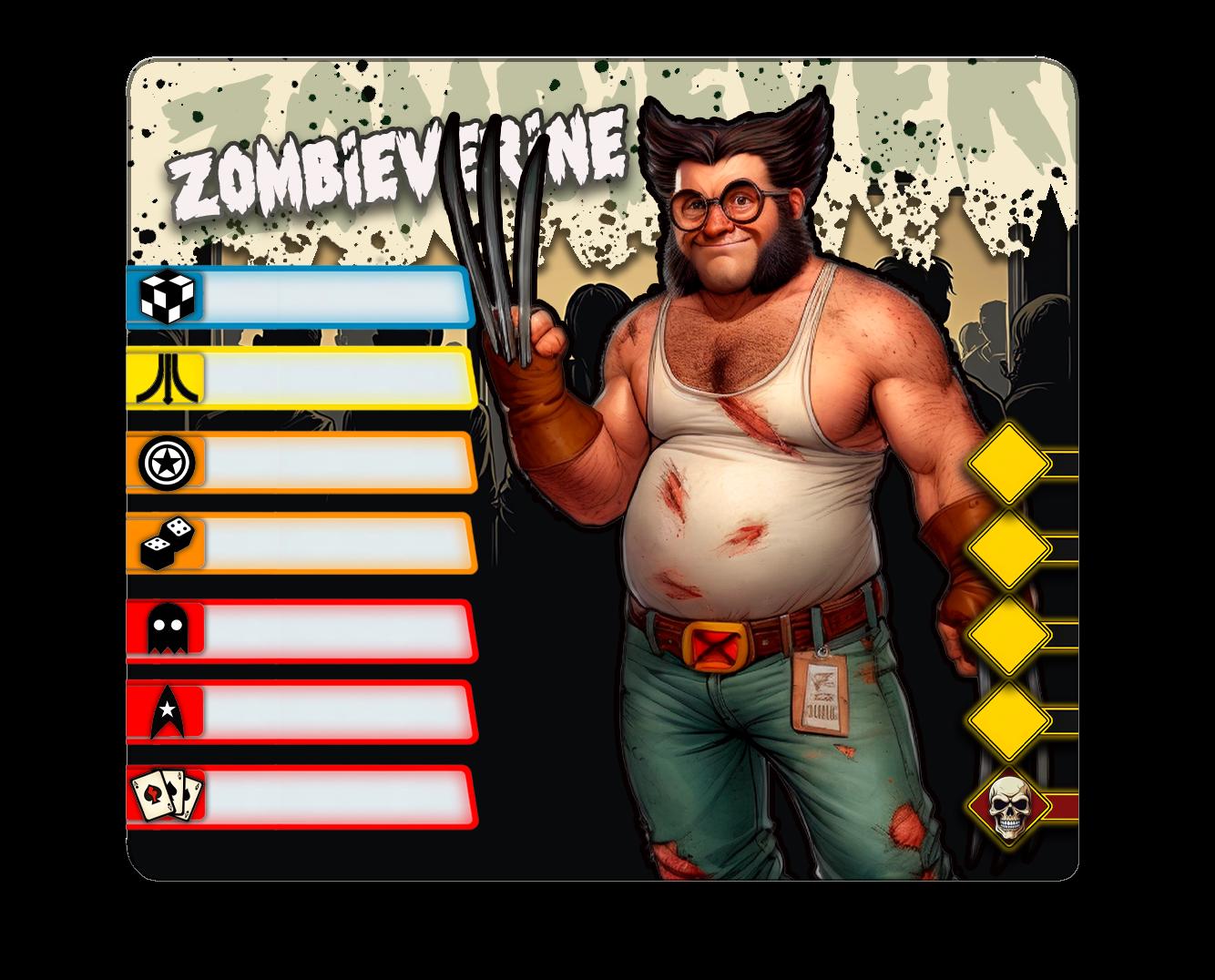 Zombieverine - Zombie-Con: The Walking Nerds - Tabletop Miniatures for Zombicide and Horror Games - High Quality 3D Printed Resin Minis