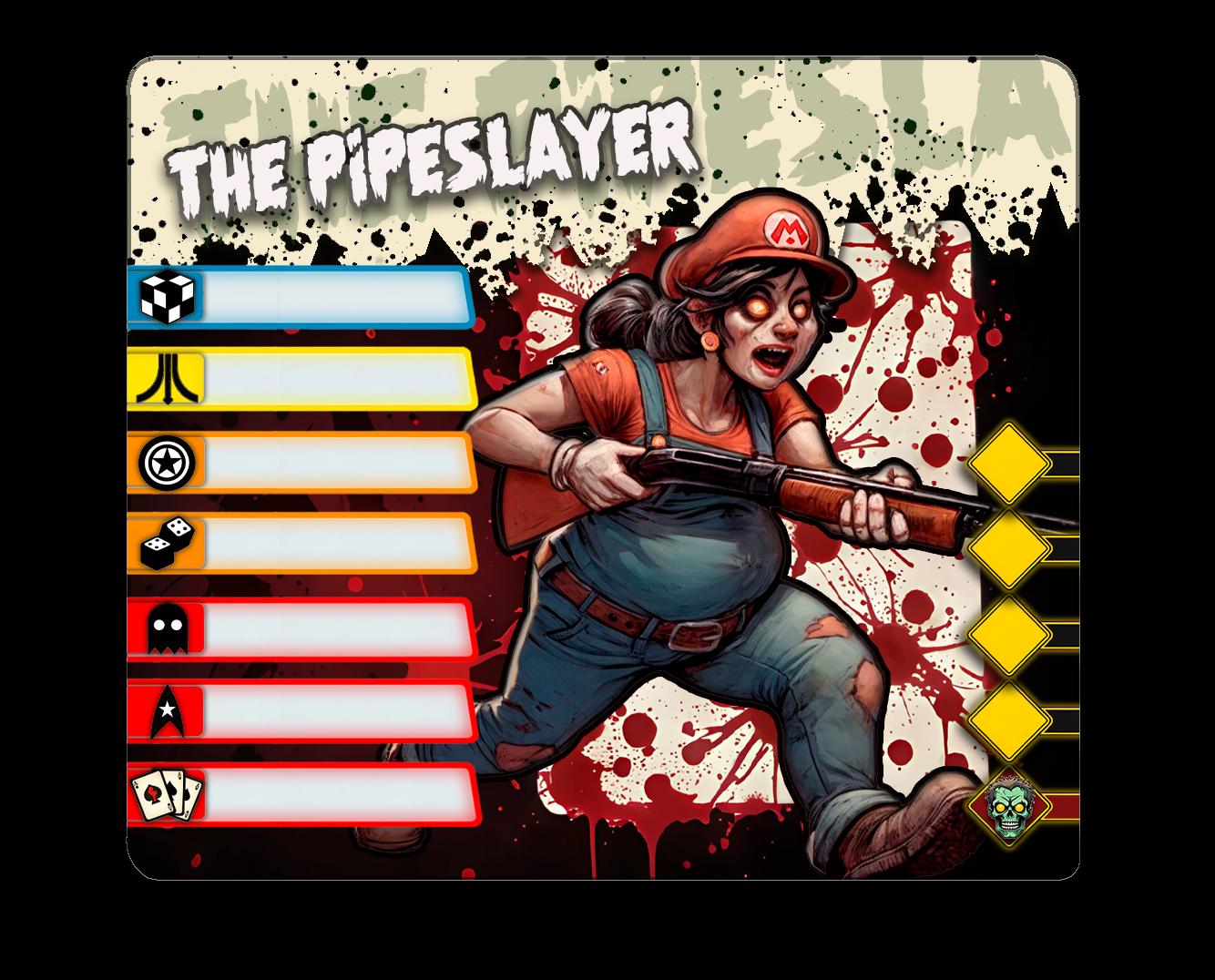The Pipeslayer - Zombie-Con: The Walking Nerds - Tabletop Miniatures for Zombicide and Horror Games - High Quality 3D Printed Resin Minis