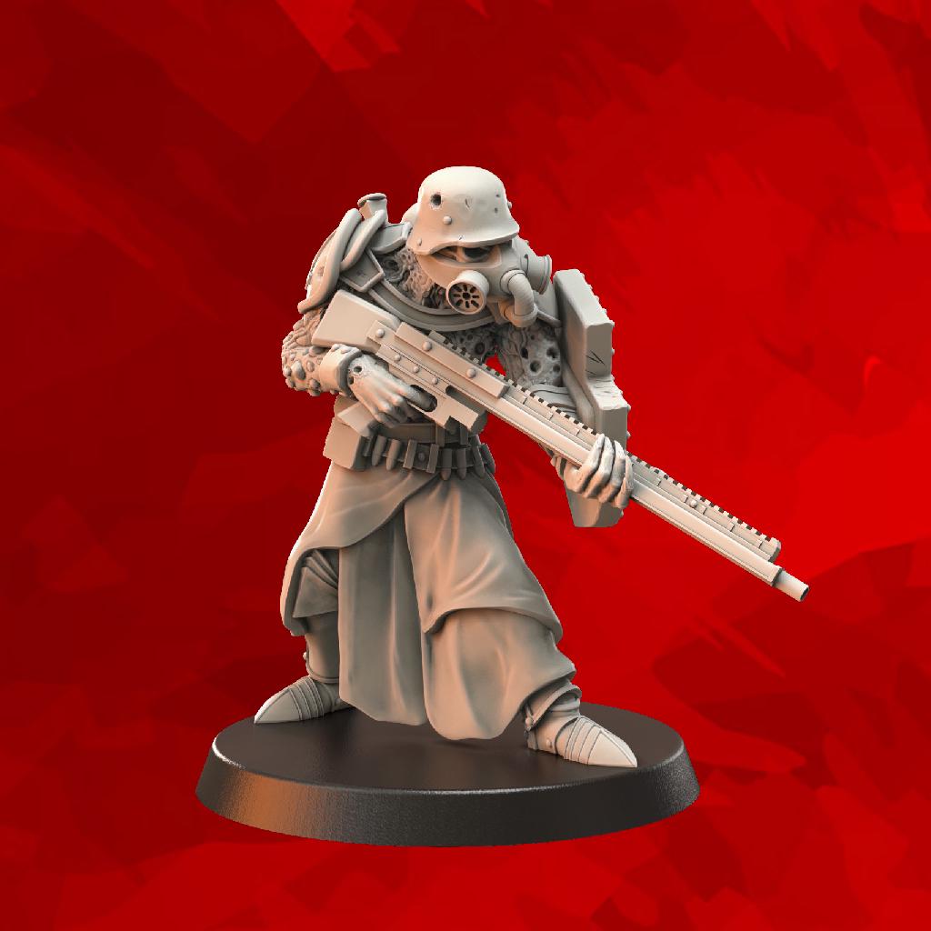 Wardens / Corpse Guard - Doomed Batallions - Tabletop Miniatures ideal for Trench Crusade - High Quality 3D Printed Minis - Unpainted