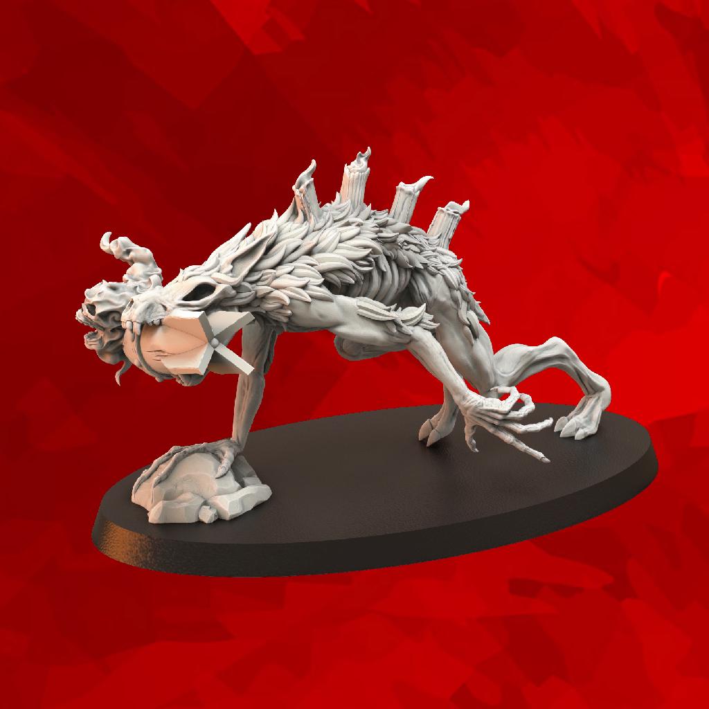 Wereghouls / Grail Hounds - Doomed Batallions - Tabletop Miniatures ideal for Trench Crusade - High Quality 3D Printed Minis - Unpainted