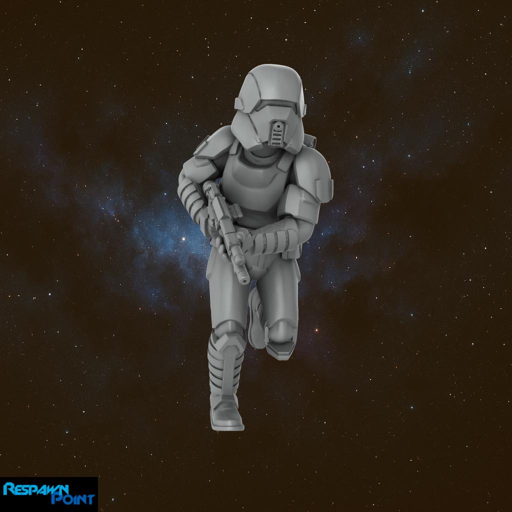 Prime Authority Troopers - SkullForge Studios - Tabletop Miniatures for Sci-Fi Galactic Battles - High Quality 3D Printed Minis