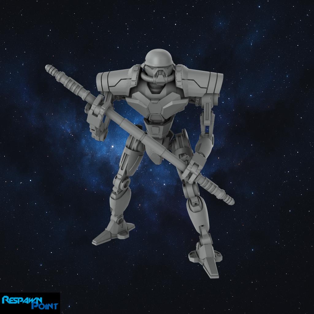 Authority Sentinel Drones - SkullForge Studios - Tabletop Miniatures for Sci-Fi Galactic Battles - High Quality 3D Printed Minis