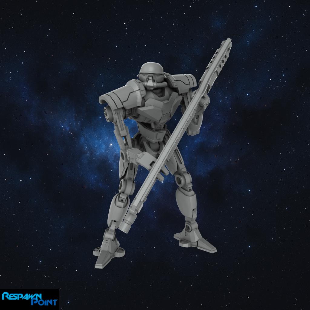 Authority Sentinel Drones - SkullForge Studios - Tabletop Miniatures for Sci-Fi Galactic Battles - High Quality 3D Printed Minis