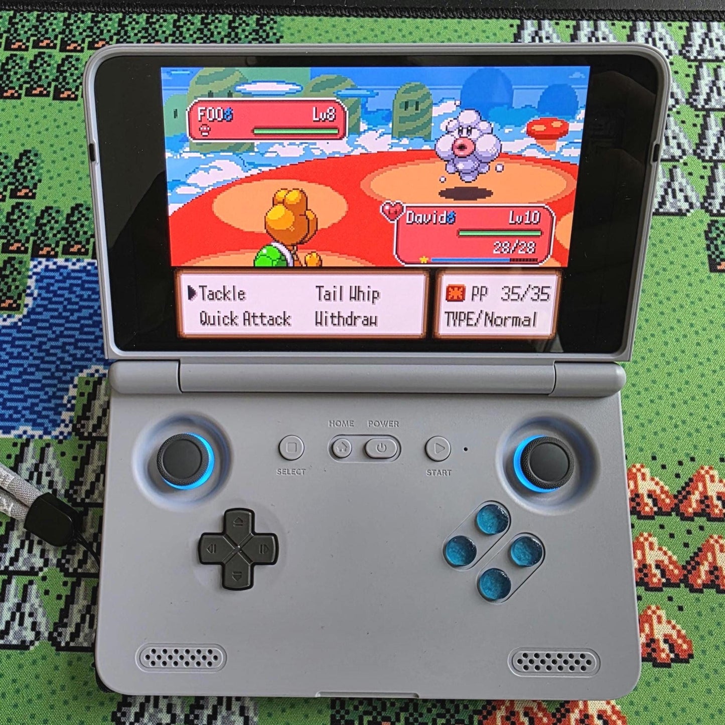 Retroid Pocket Flip 2 Ice Blue Button Set