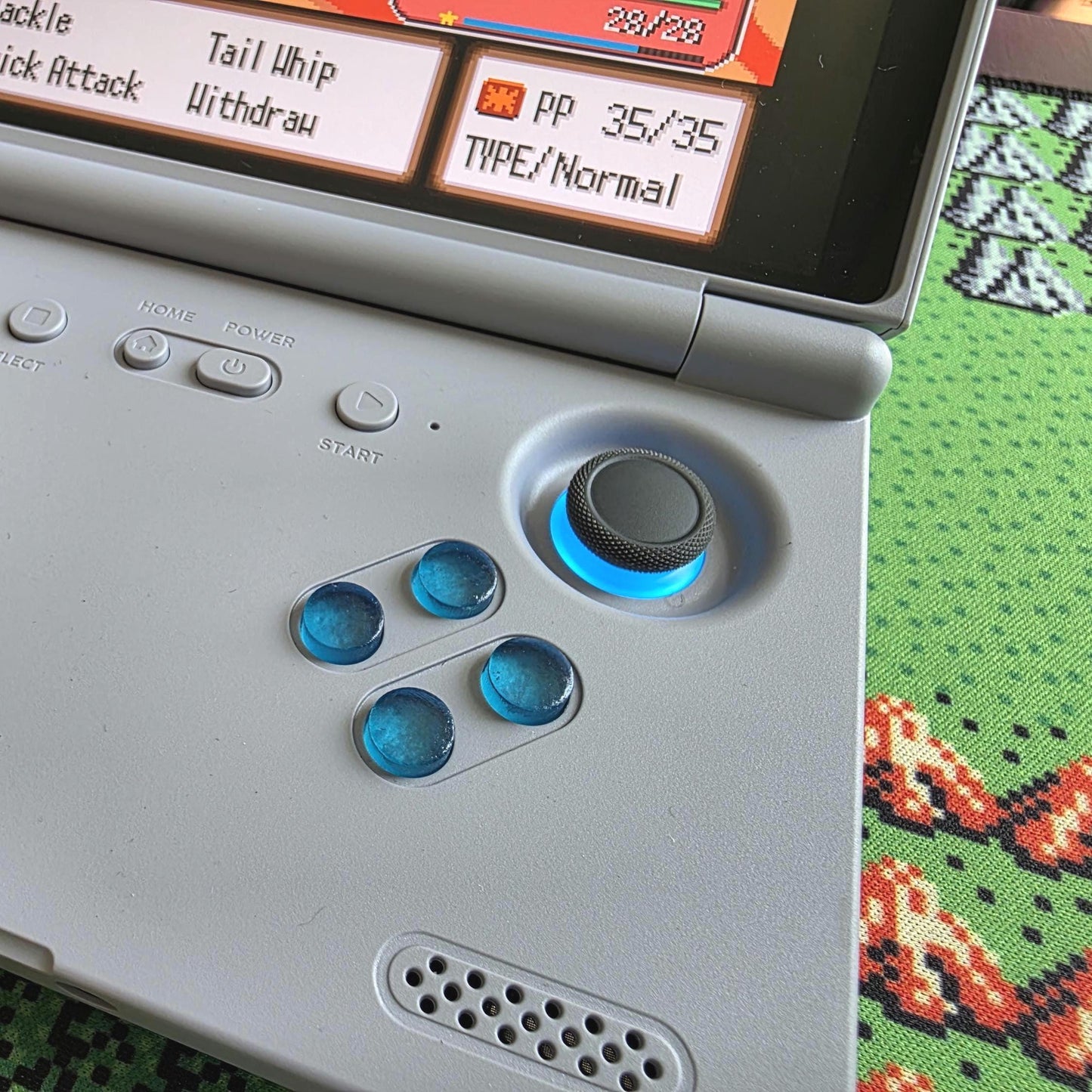 Retroid Pocket Flip 2 Ice Blue Button Set