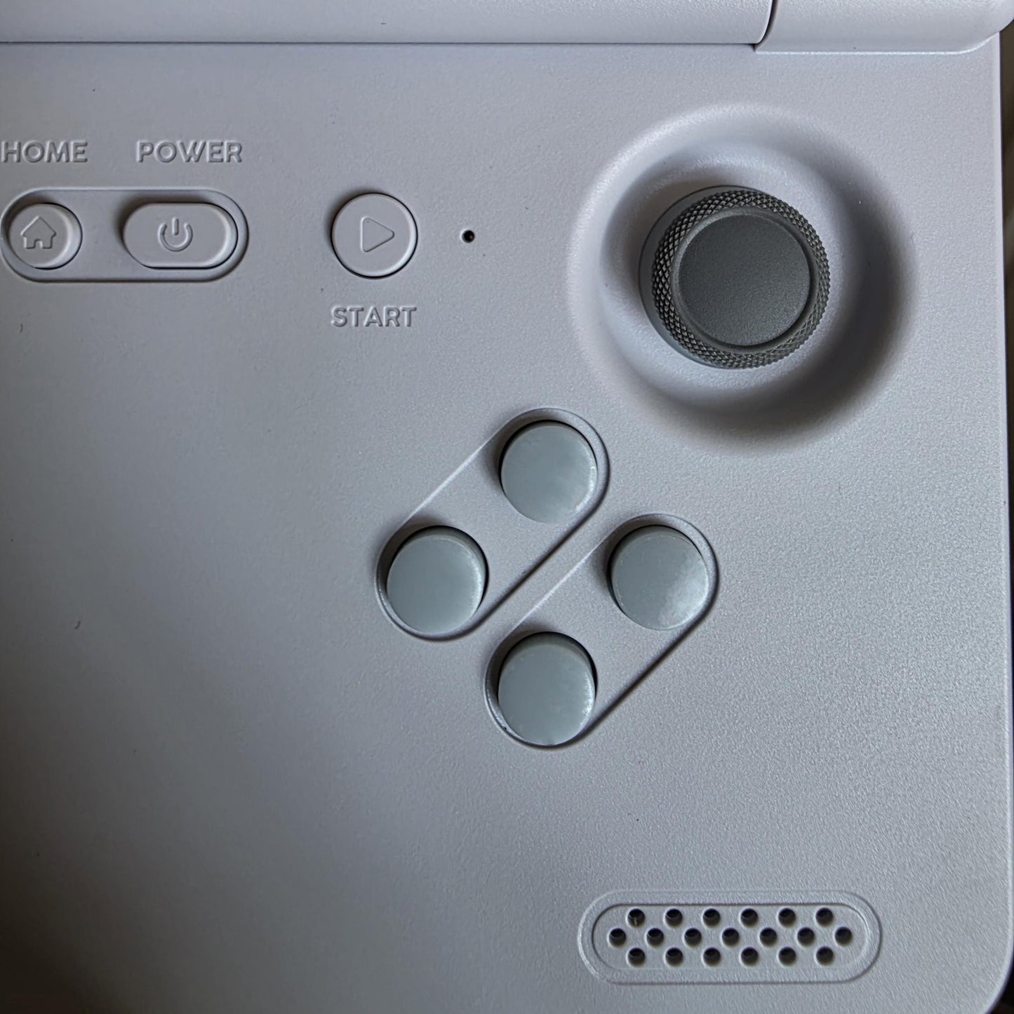 Retroid Pocket Flip 2 Pure Gray Blank Button Set
