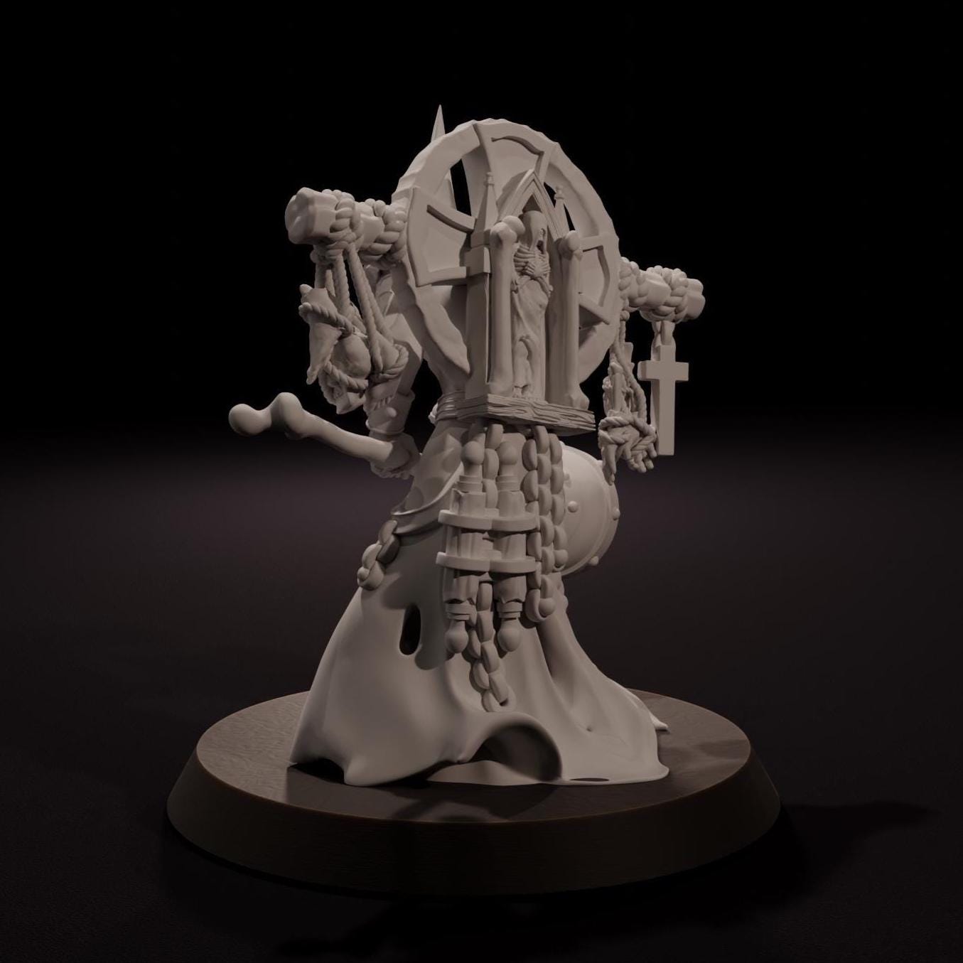 Relicant / Communicant - Wraith Pilgrims - Tabletop Miniatures ideal for Trench Crusade - High Quality Unpainted 3D Printed Minis