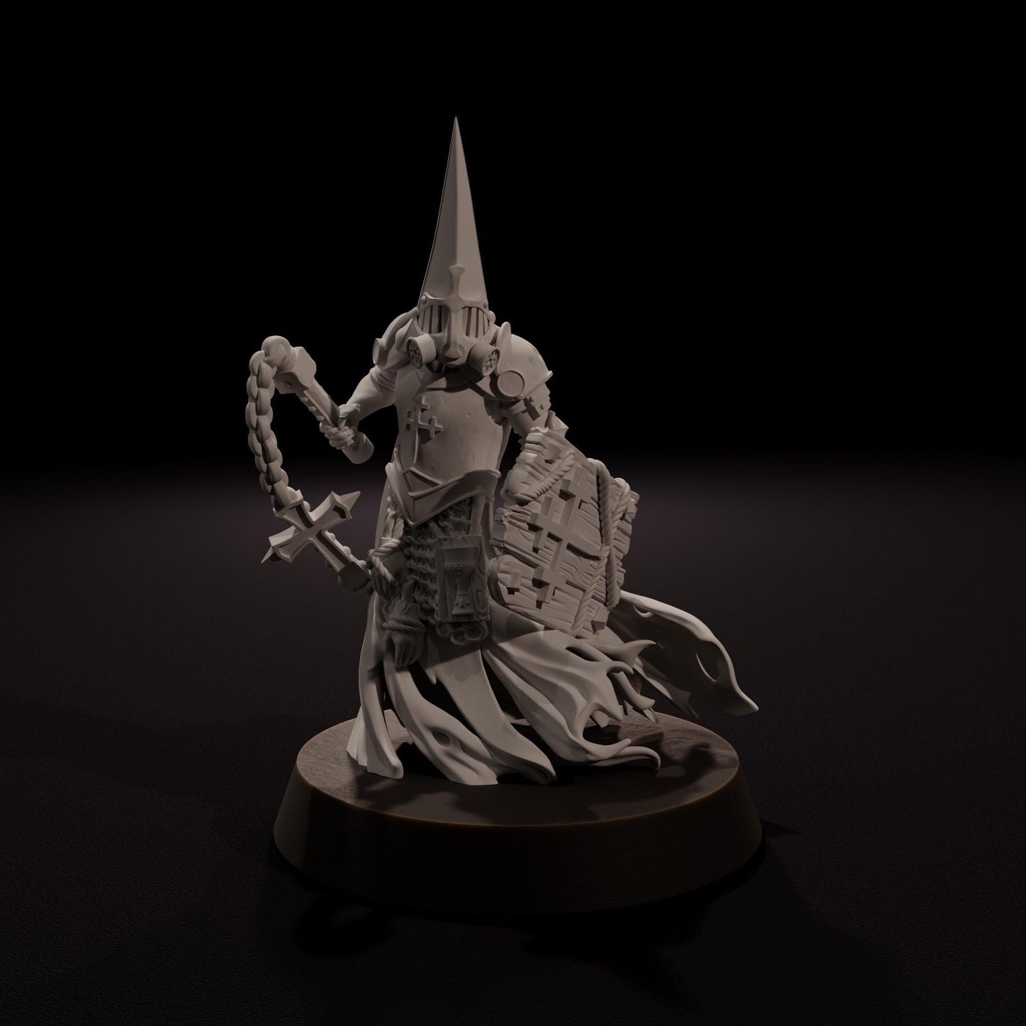 Flagellant / Castigator - Wraith Pilgrims - Tabletop Miniatures ideal for Trench Crusade - High Quality Unpainted 3D Printed Minis