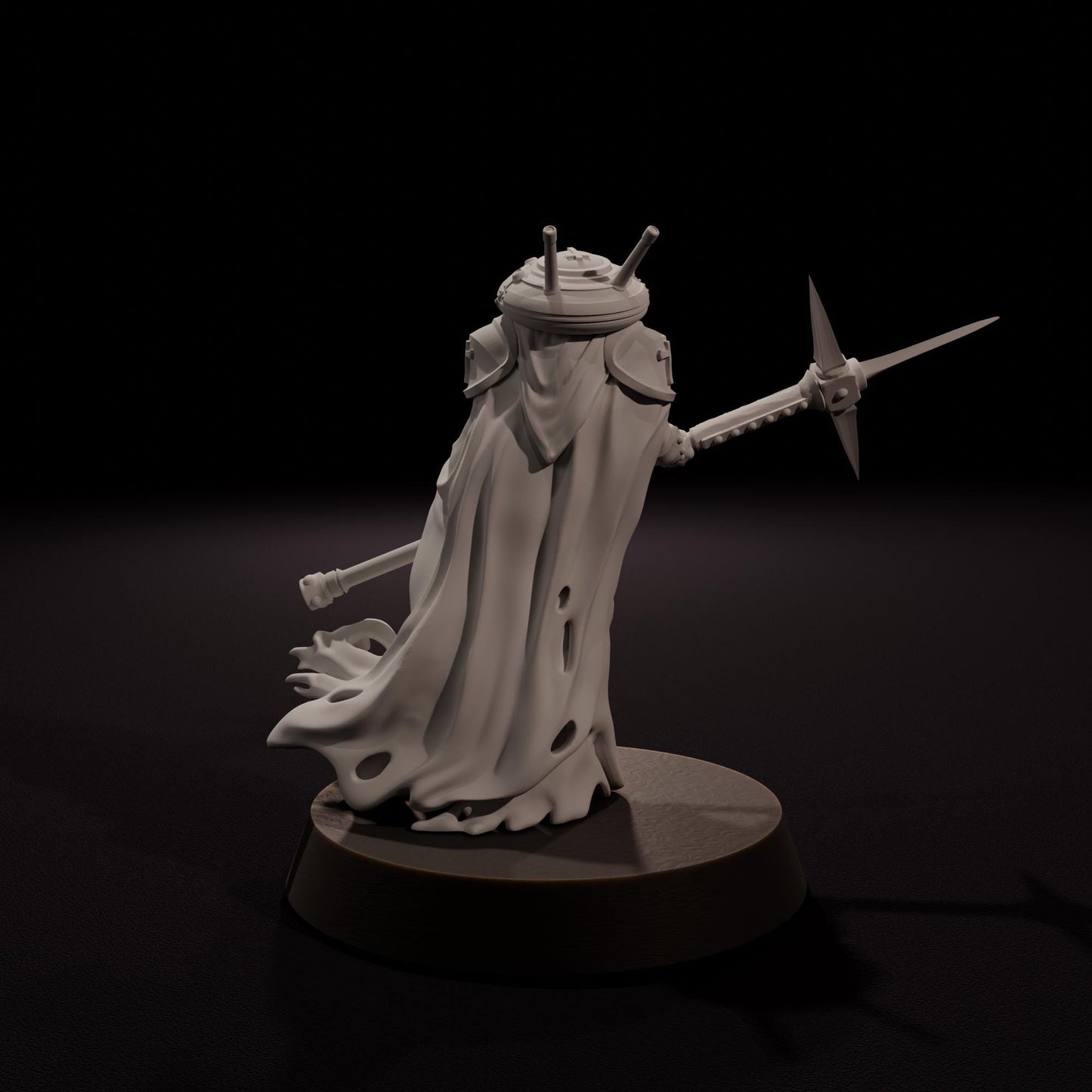 Oracle / Observer - Wraith Pilgrims - Tabletop Miniatures ideal for Trench Crusade - High Quality Unpainted 3D Printed Minis