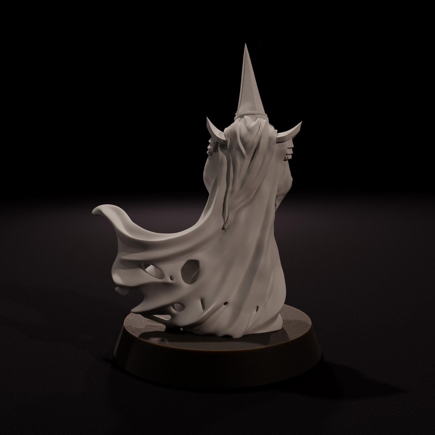 Inquisitor / Witchburner General - Wraith Pilgrims - Tabletop Miniatures ideal for Trench Crusade - High Quality Unpainted 3D Printed Minis