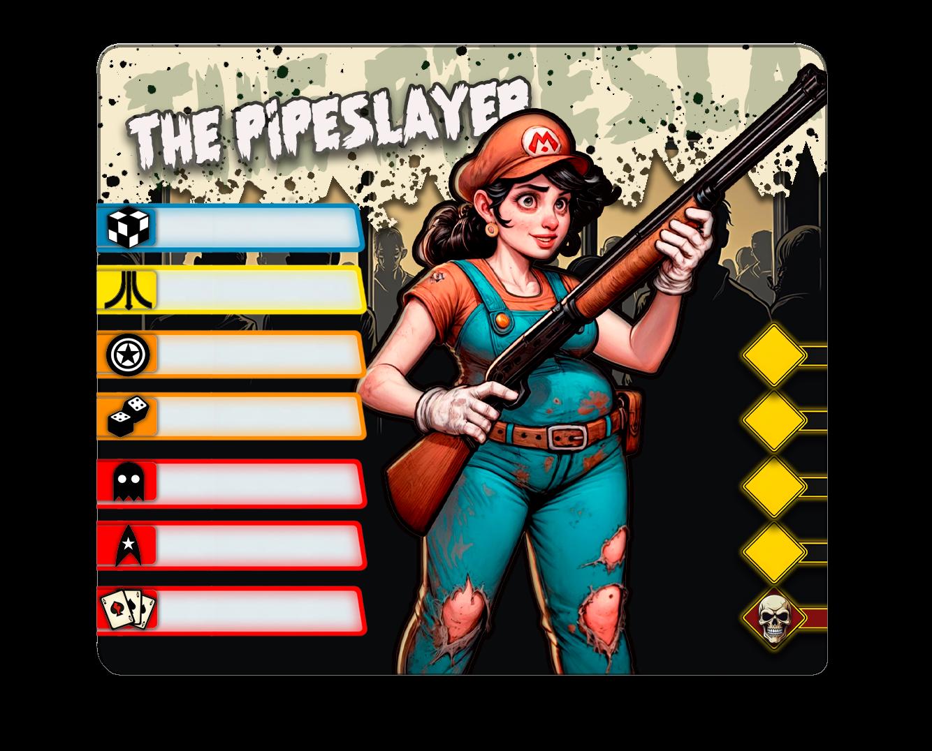 The Pipeslayer - Zombie-Con: The Walking Nerds - Tabletop Miniatures for Zombicide and Horror Games - High Quality 3D Printed Resin Minis