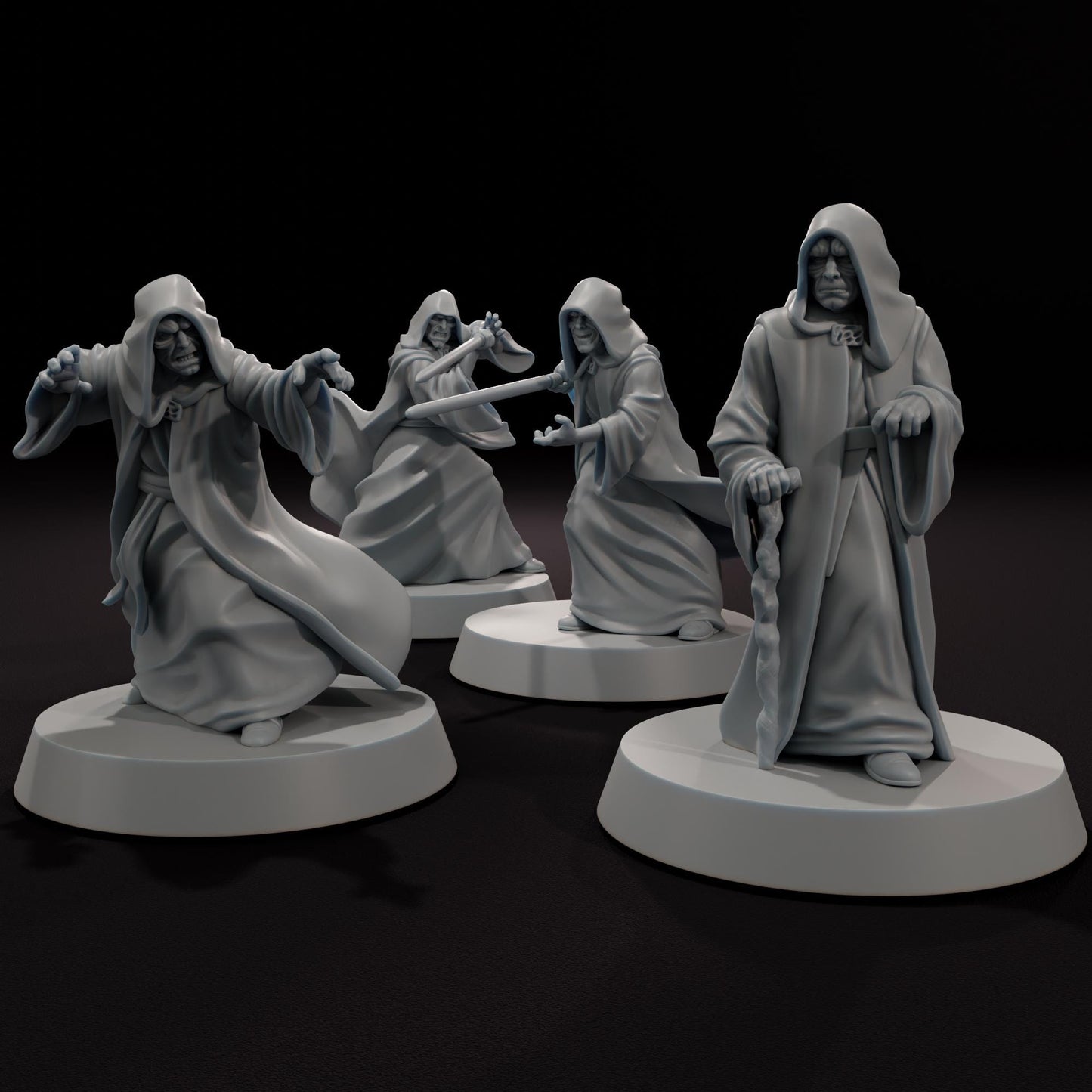 The Wraith Lord - SkullForge Studios - Tabletop Miniatures for Sci-Fi Galactic Battles - High Quality 3D Printed Minis