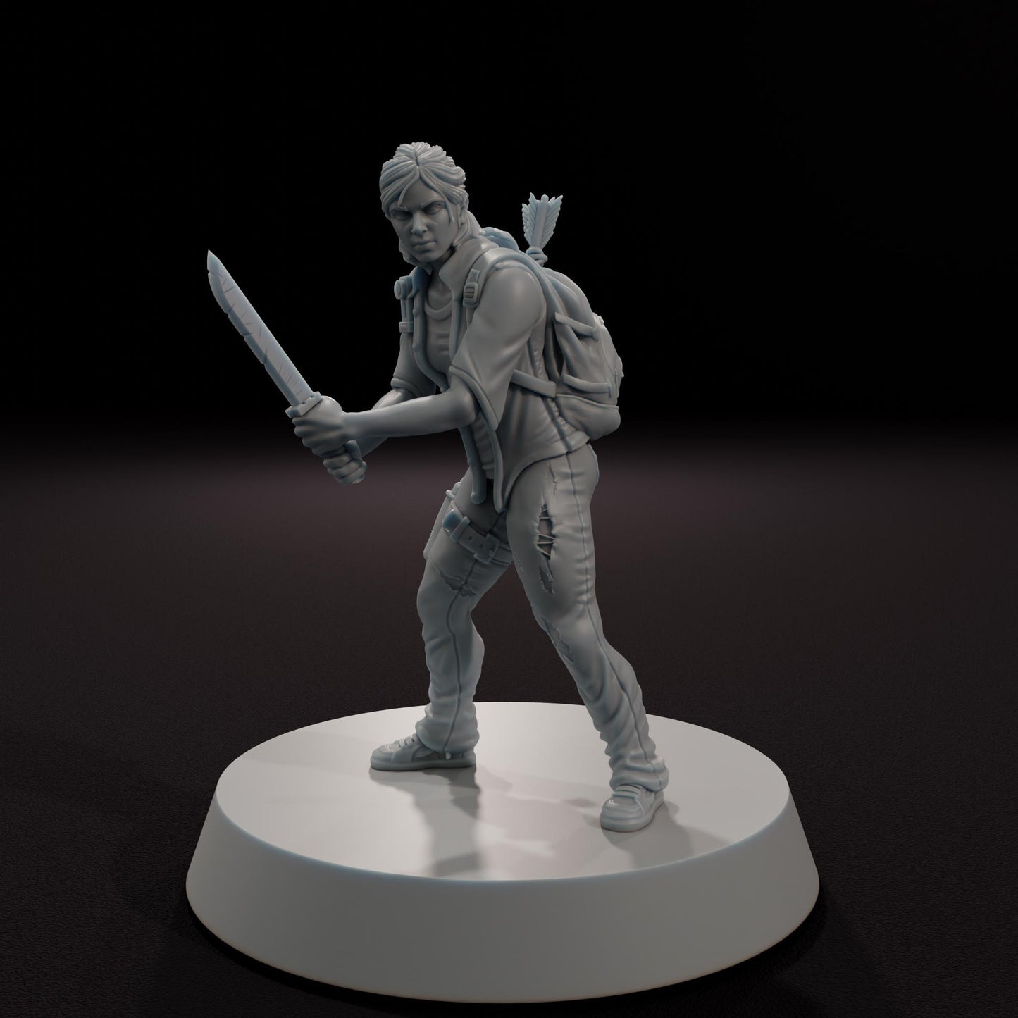 Daughter of Vengeance - Aftermath Studios - Post-Apocalyptic 3D Printed Resin Figures for STALKER, Fallout, Zona Alfa