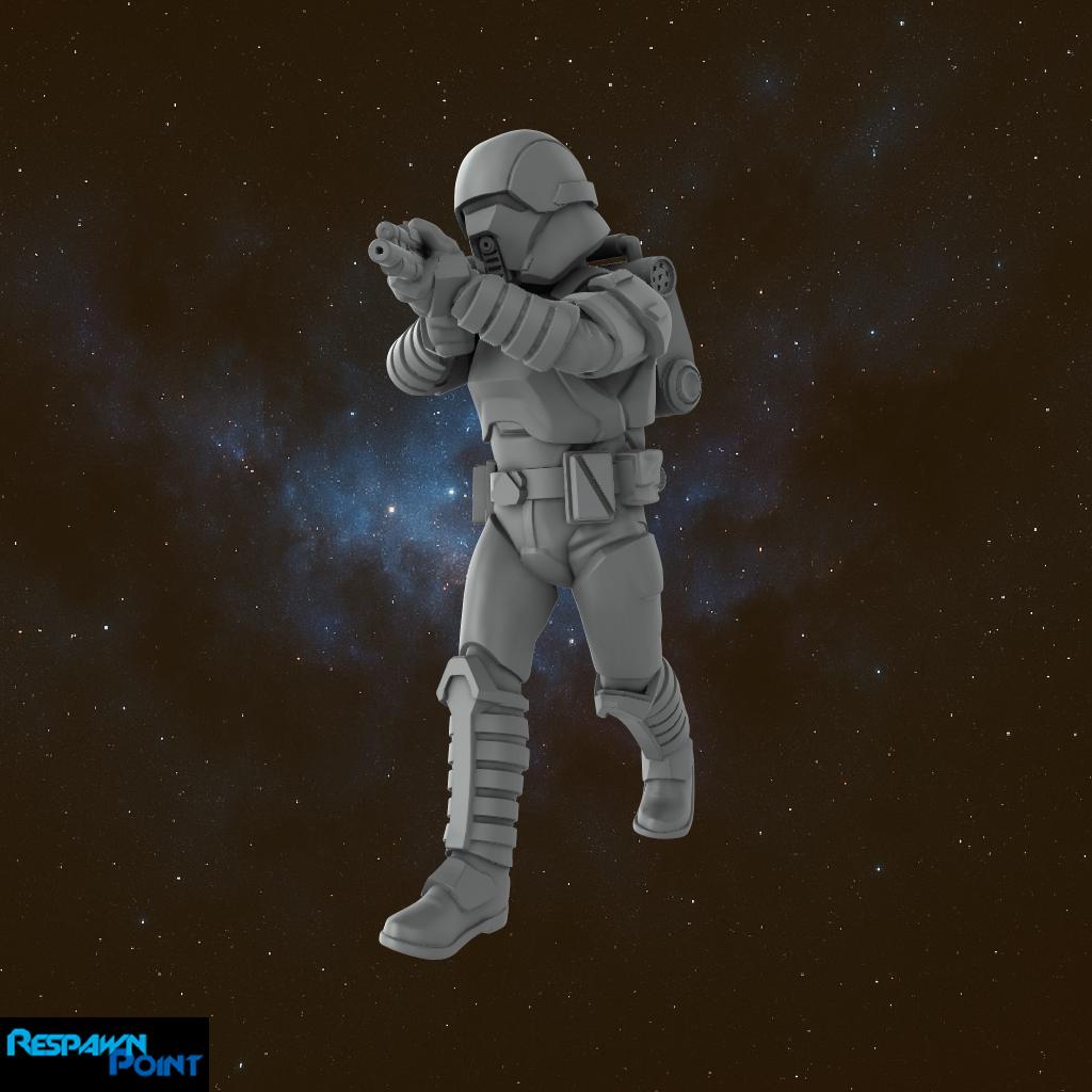 Prime Authority Troopers - SkullForge Studios - Tabletop Miniatures for Sci-Fi Galactic Battles - High Quality 3D Printed Minis