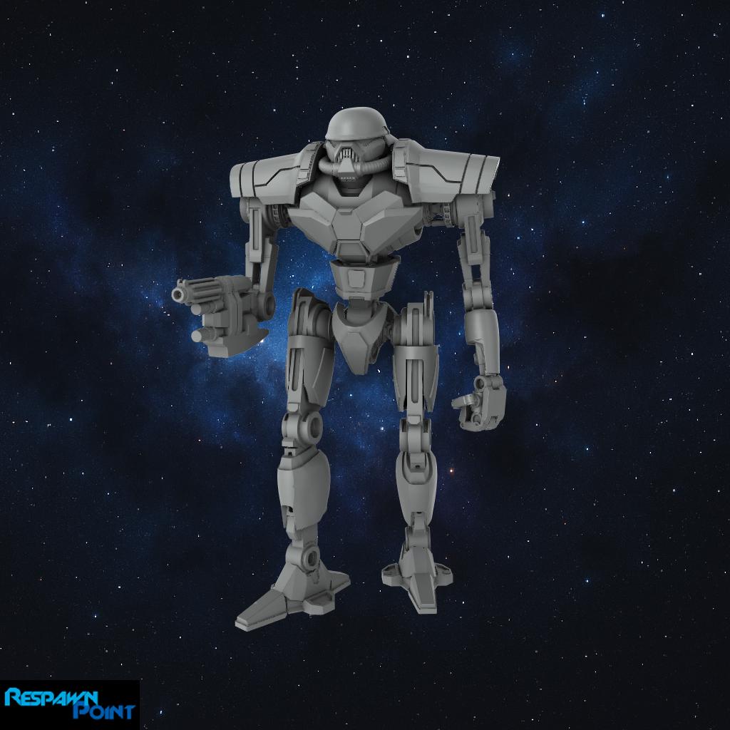 Authority Sentinel Drones - SkullForge Studios - Tabletop Miniatures for Sci-Fi Galactic Battles - High Quality 3D Printed Minis