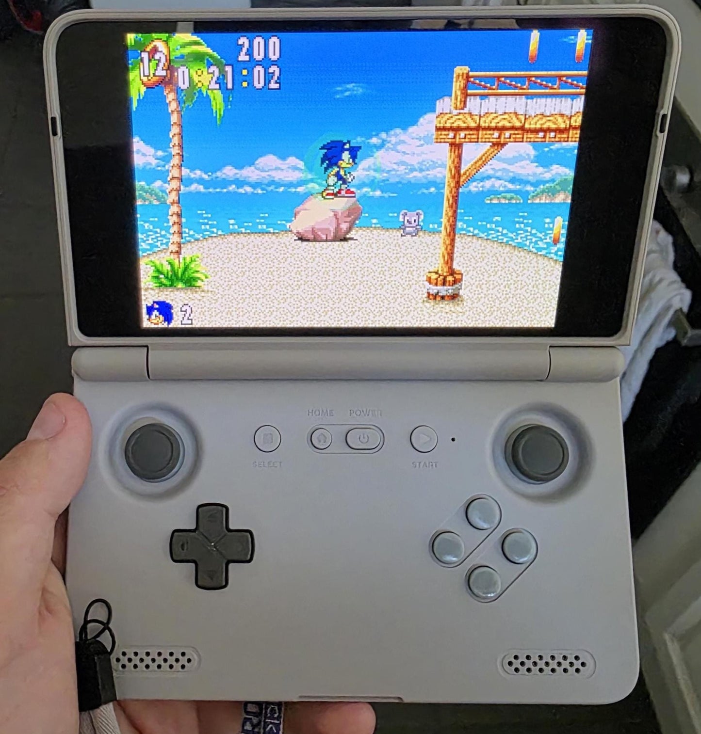 Retroid Pocket Flip 2 Pure Gray Blank Button Set