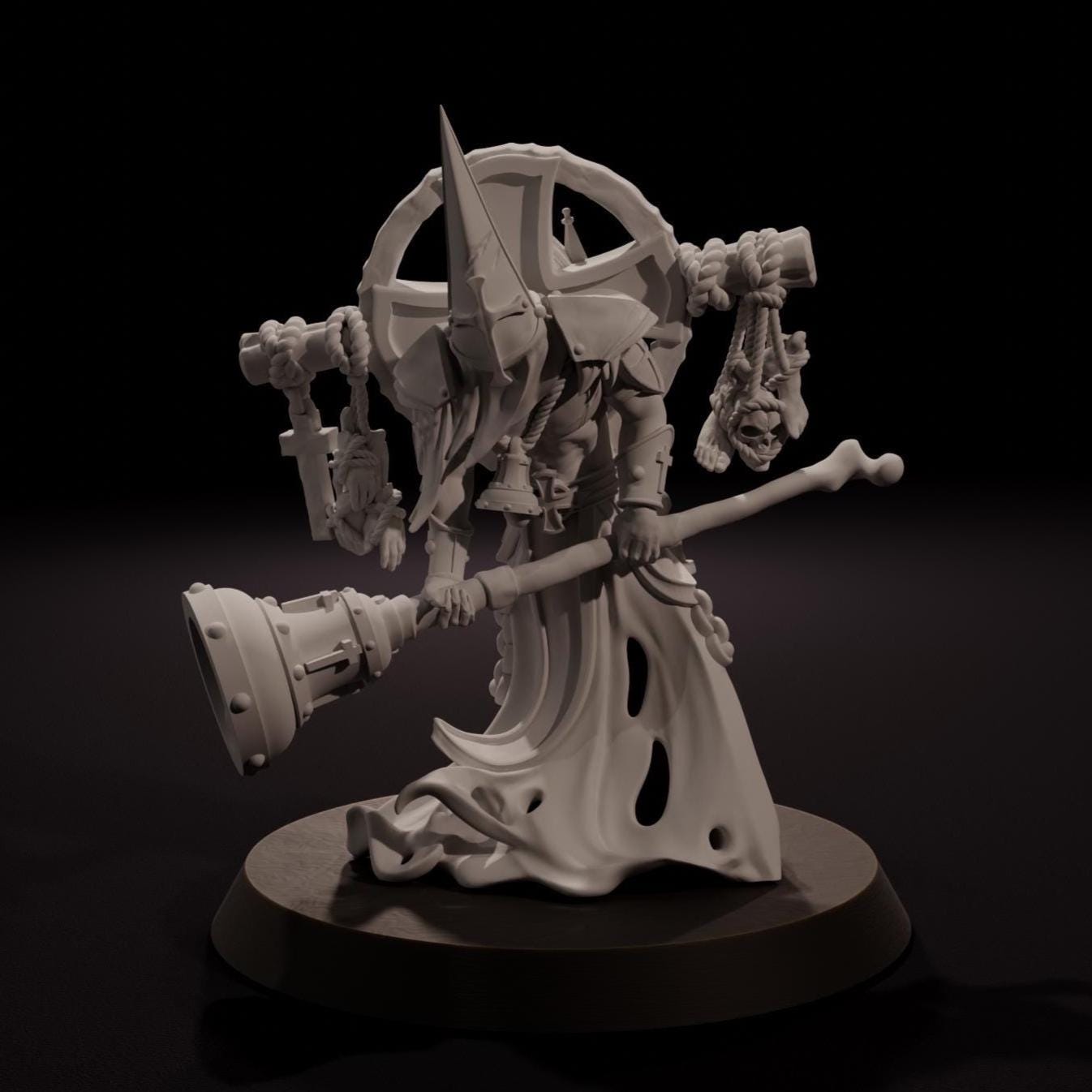Relicant / Communicant - Wraith Pilgrims - Tabletop Miniatures ideal for Trench Crusade - High Quality Unpainted 3D Printed Minis