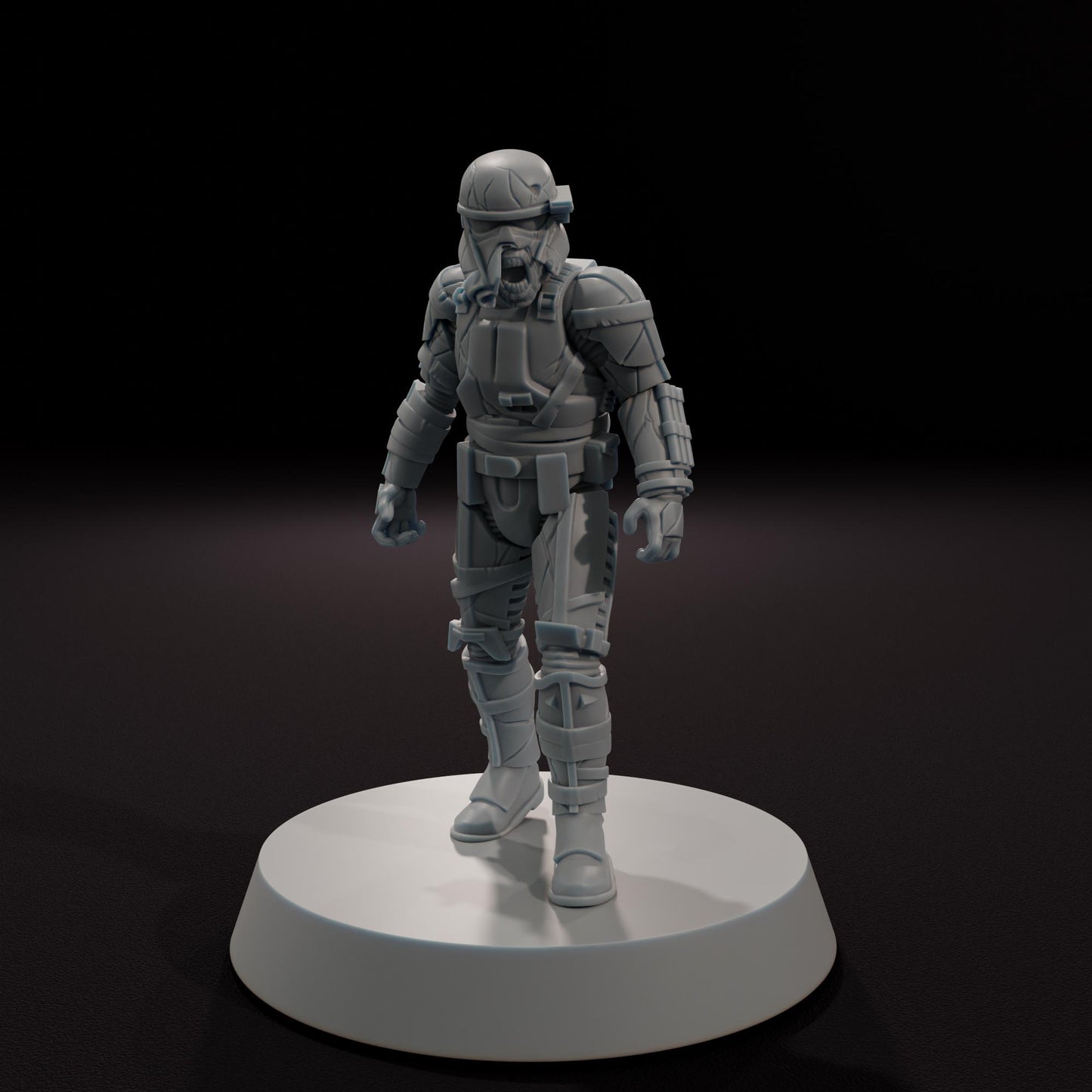 Zombie Dusk Troopers - SkullForge Studios - Tabletop Miniatures for Sci-Fi Galactic Battles - High Quality 3D Printed Minis