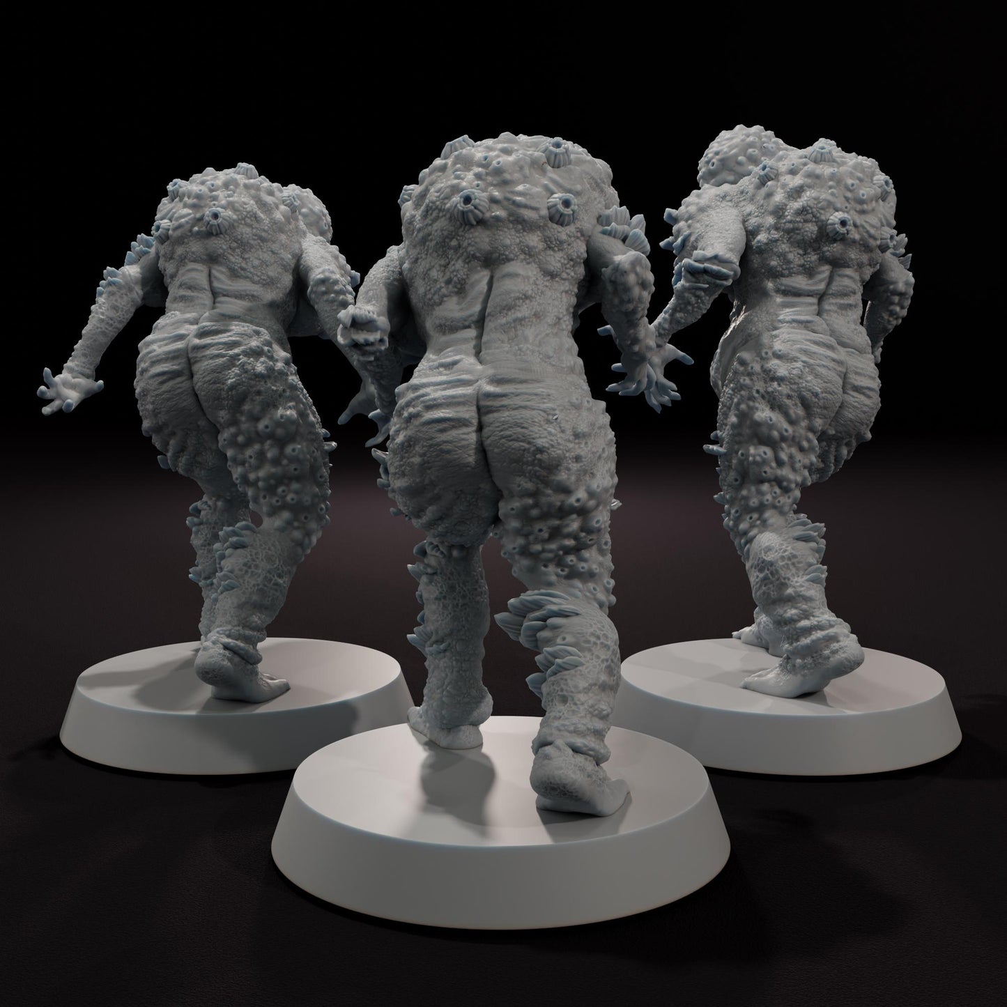 Infected Shamblers Enemy Pack - Aftermath Studios - Post-Apocalyptic 3D Printed Resin Figures for STALKER, Fallout, Zona Alfa