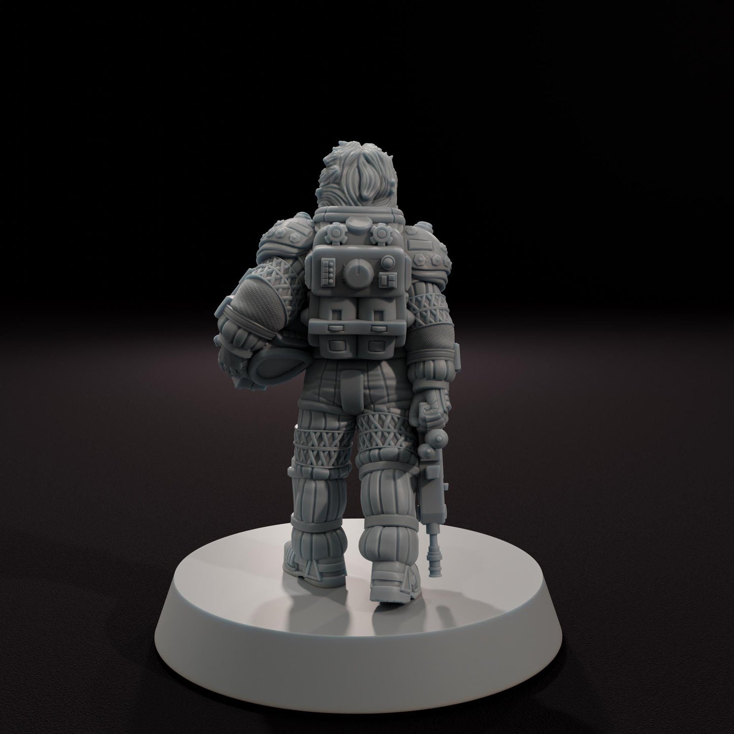 Spacesuit Warrant Officer - Aftermath Studios - Sci-Fi Tabletop Miniatures