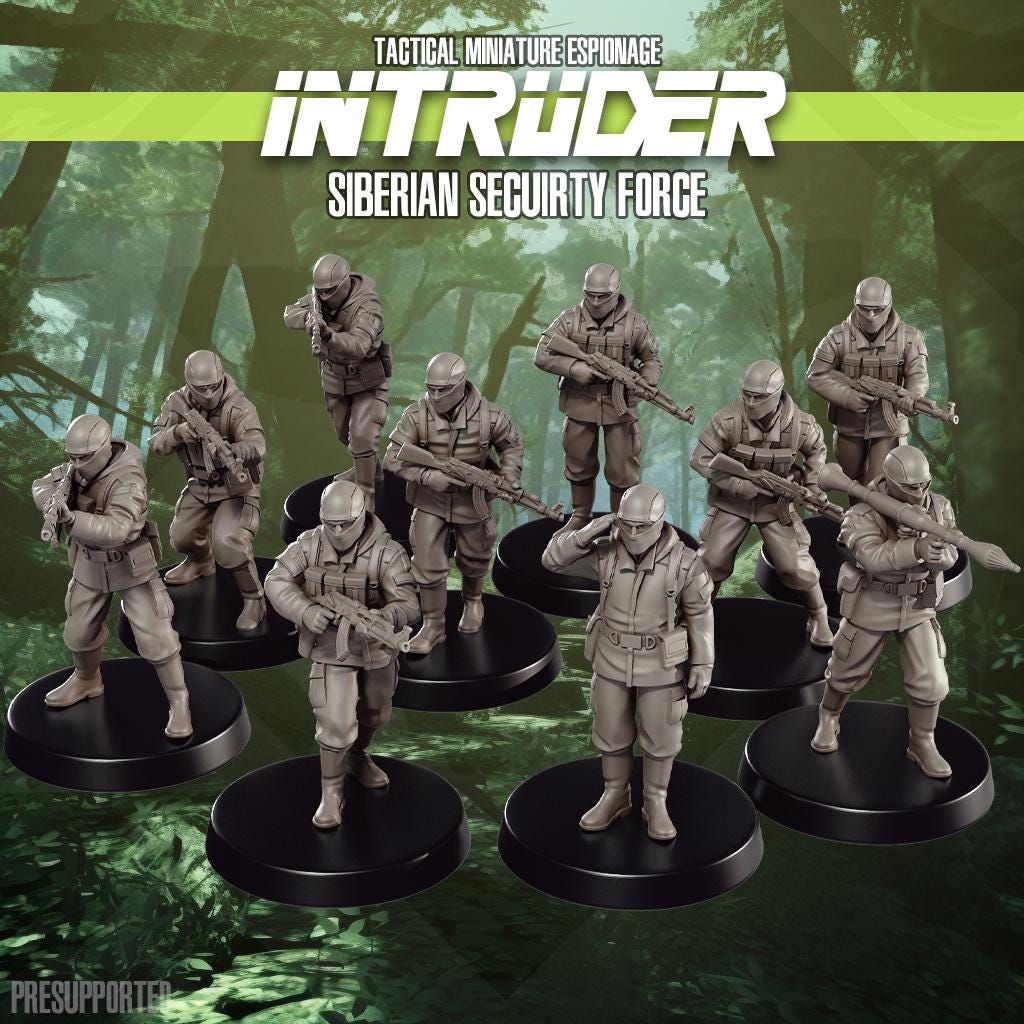 Siberian Security Force - SkullForge Studios - Tabletop Miniatures