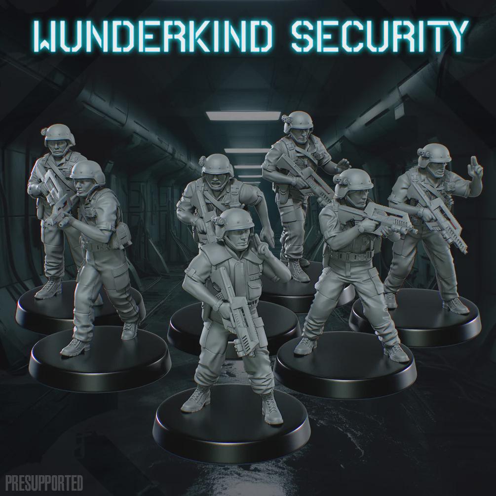 Wunderkin Security Team - SkullForge Studios - Tabletop Miniatures