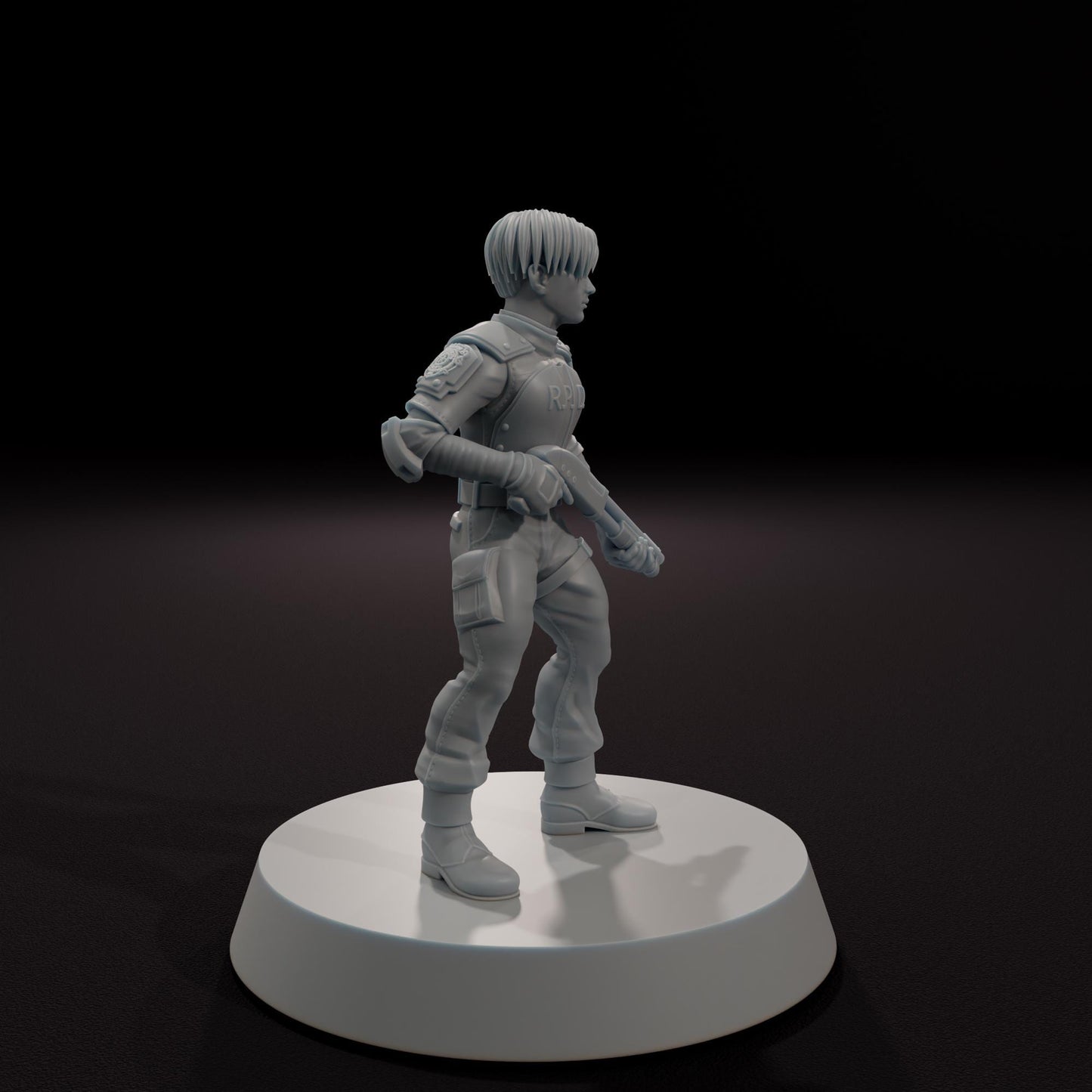 Rookie Police Officer - 32mm Scale Post-Apocalyptic Horror Miniature