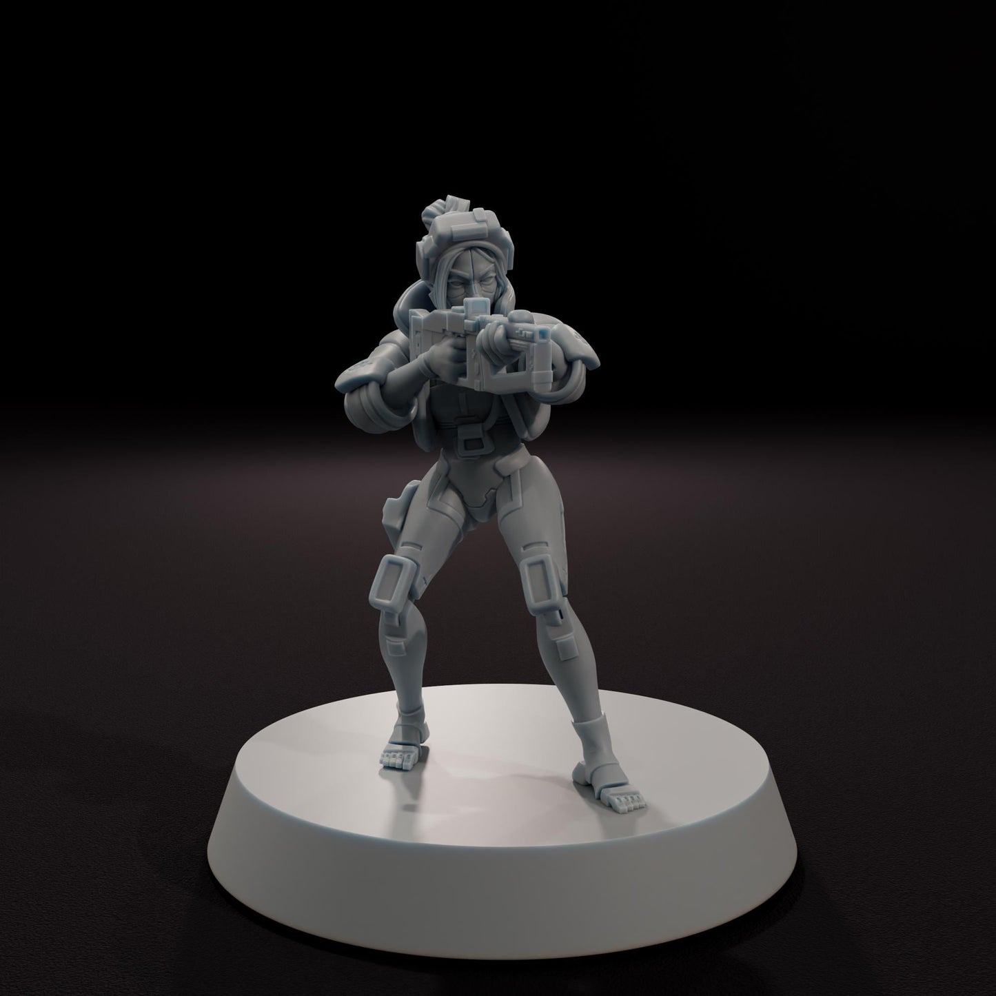 Samsara Rogue Mercenary Frame - Multiple Poses - SkullForge Studios - Sci-Fi Tabletop Miniatures