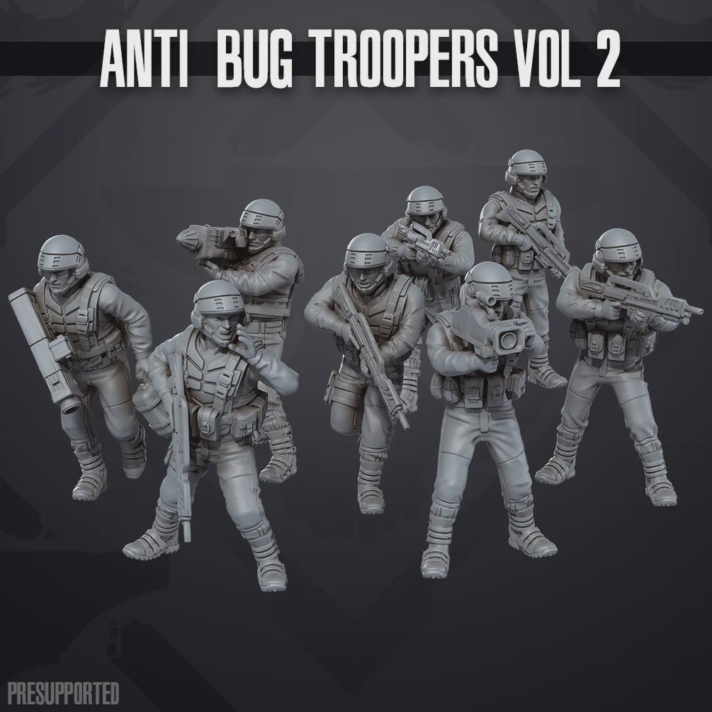 Anti Bug Troopers Vol 2 - SkullForge Studios - Sci-Fi Tabletop Miniatures
