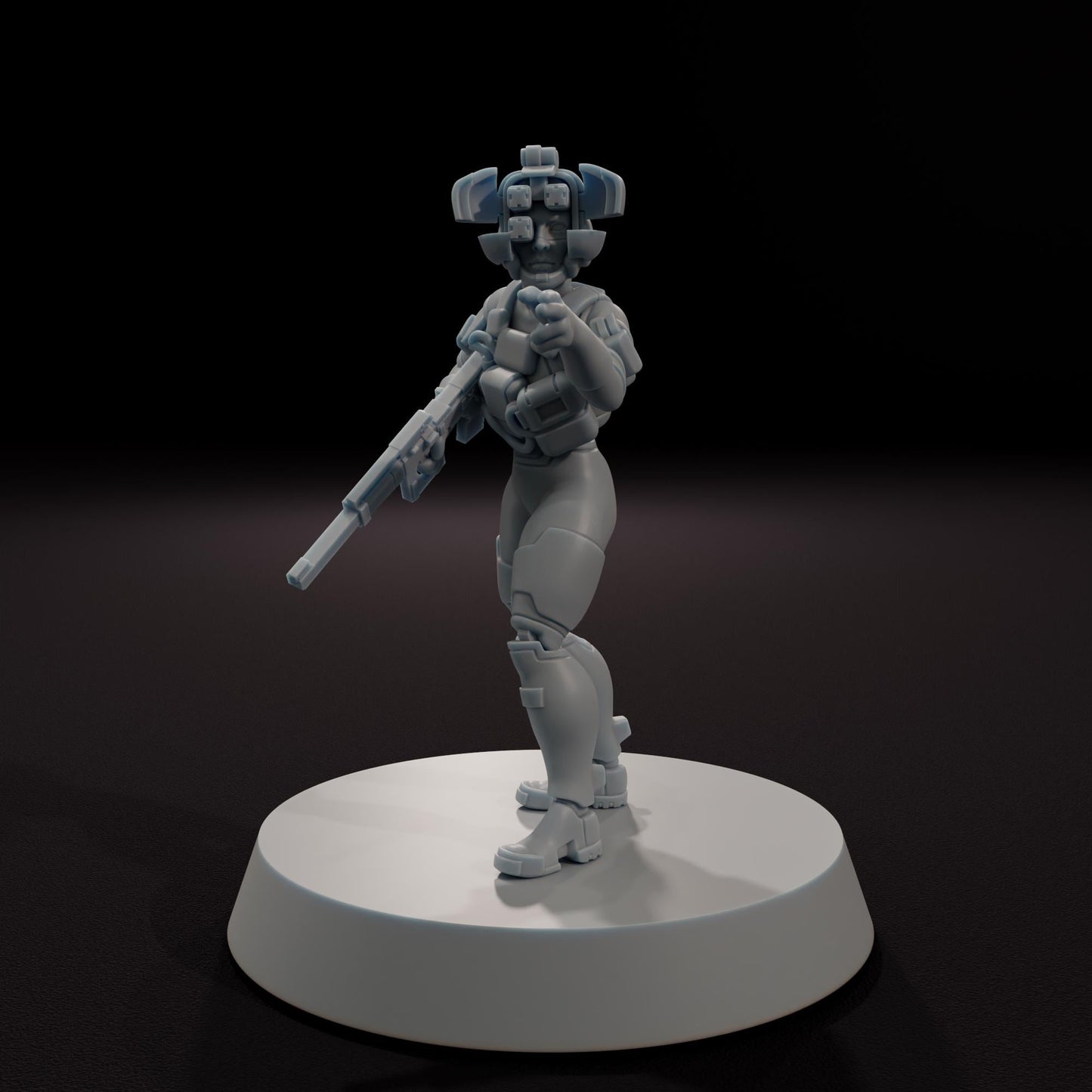 Samsara Scout Mercenary Frame - Multiple Poses - SkullForge Studios - Sci-Fi Tabletop Miniatures