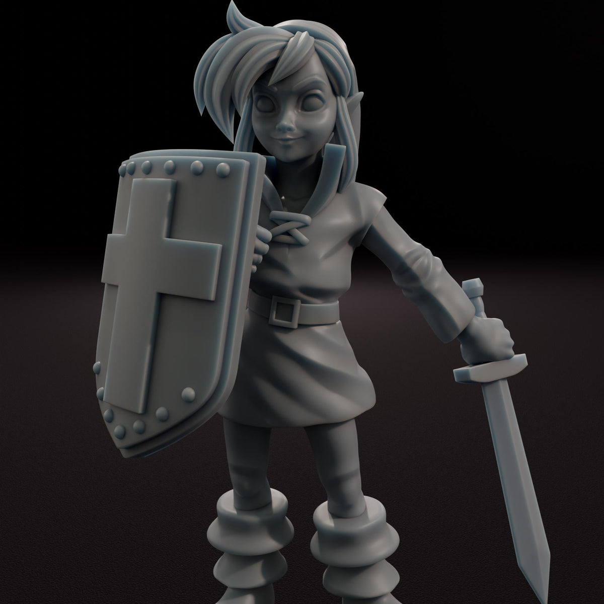 Young Hero of Legend - 32mm Scale Fantasy Tabletop RPG Miniature