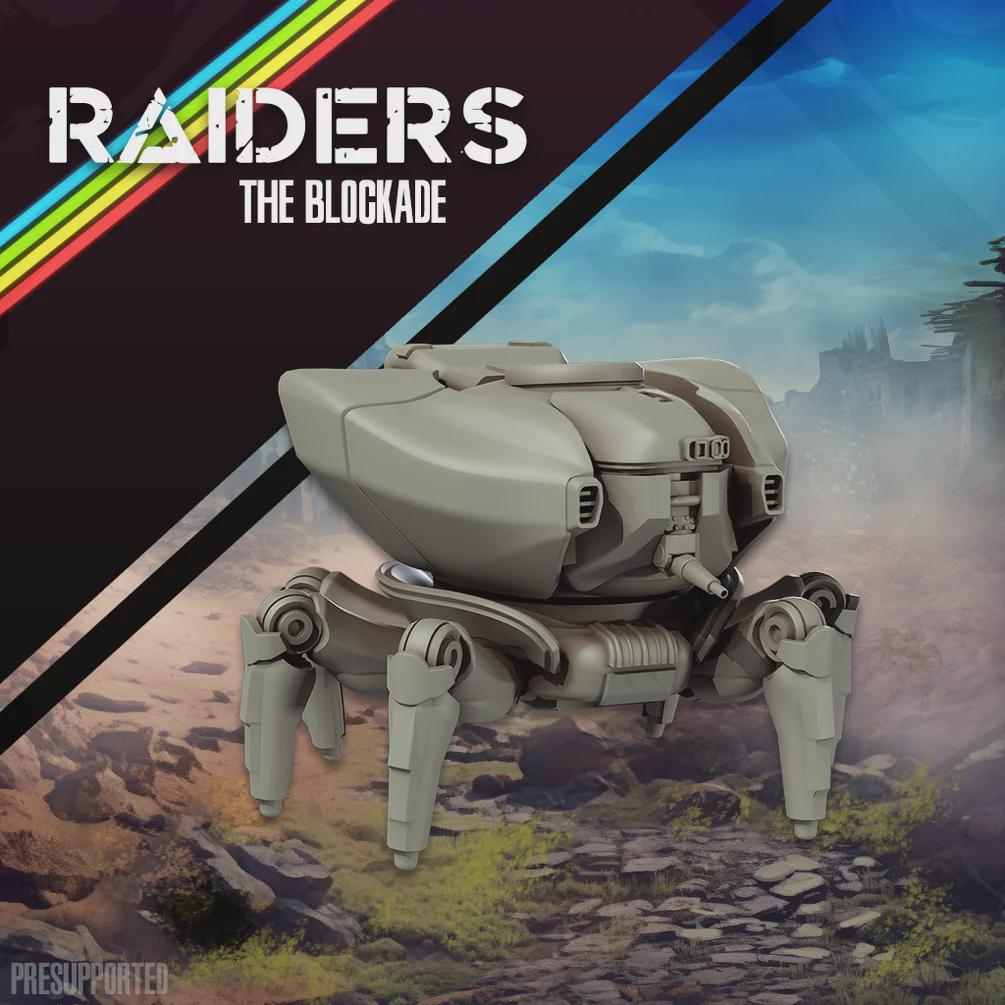 Raiders Blockade Bot - SkullForge Studios - Tabletop Miniatures