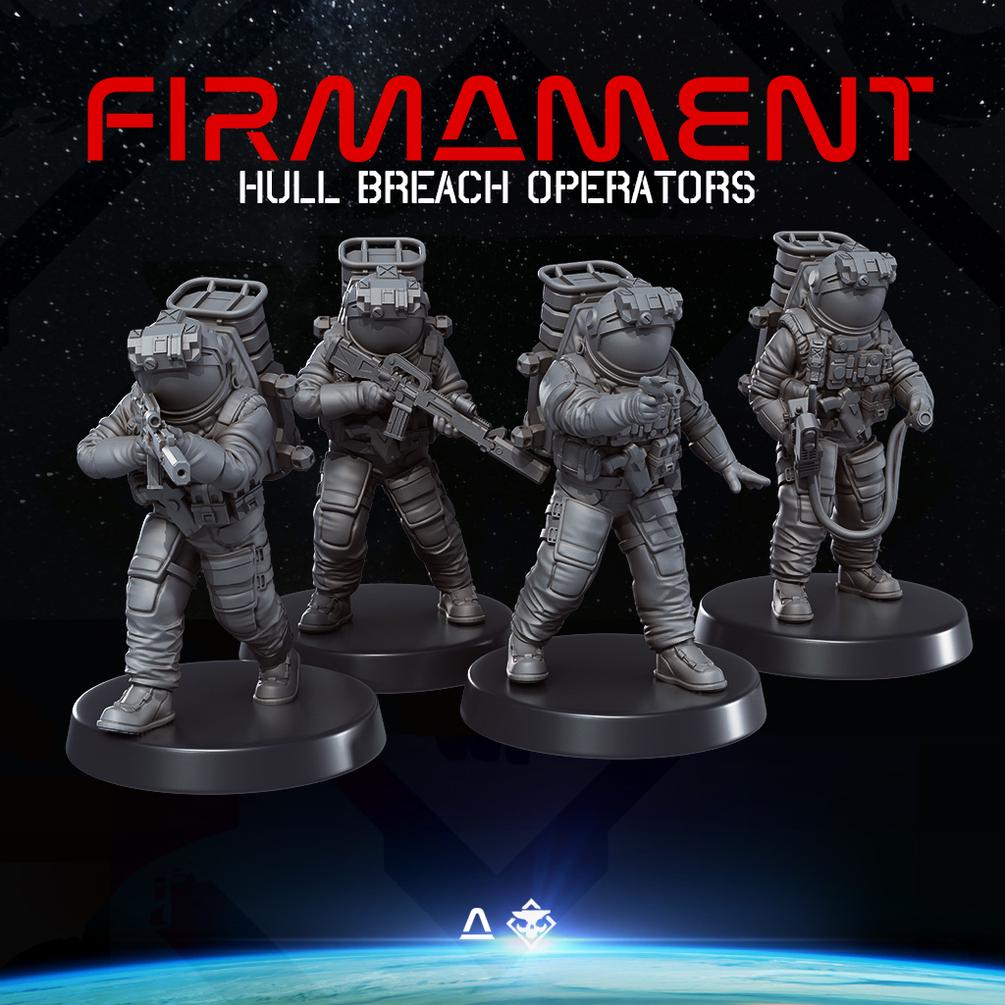 Firmament: Hullbreach Operators Set 2 - SkullForge Studios - Sci-Fi Tabletop Miniatures