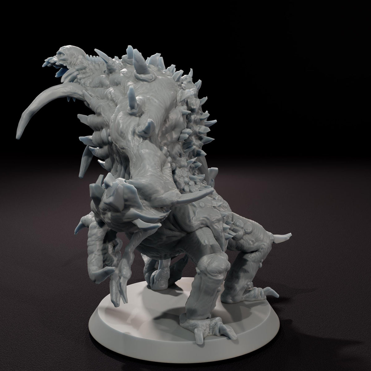 Necroid Brute - 32mm Scale Sci-Fi Horror Miniature